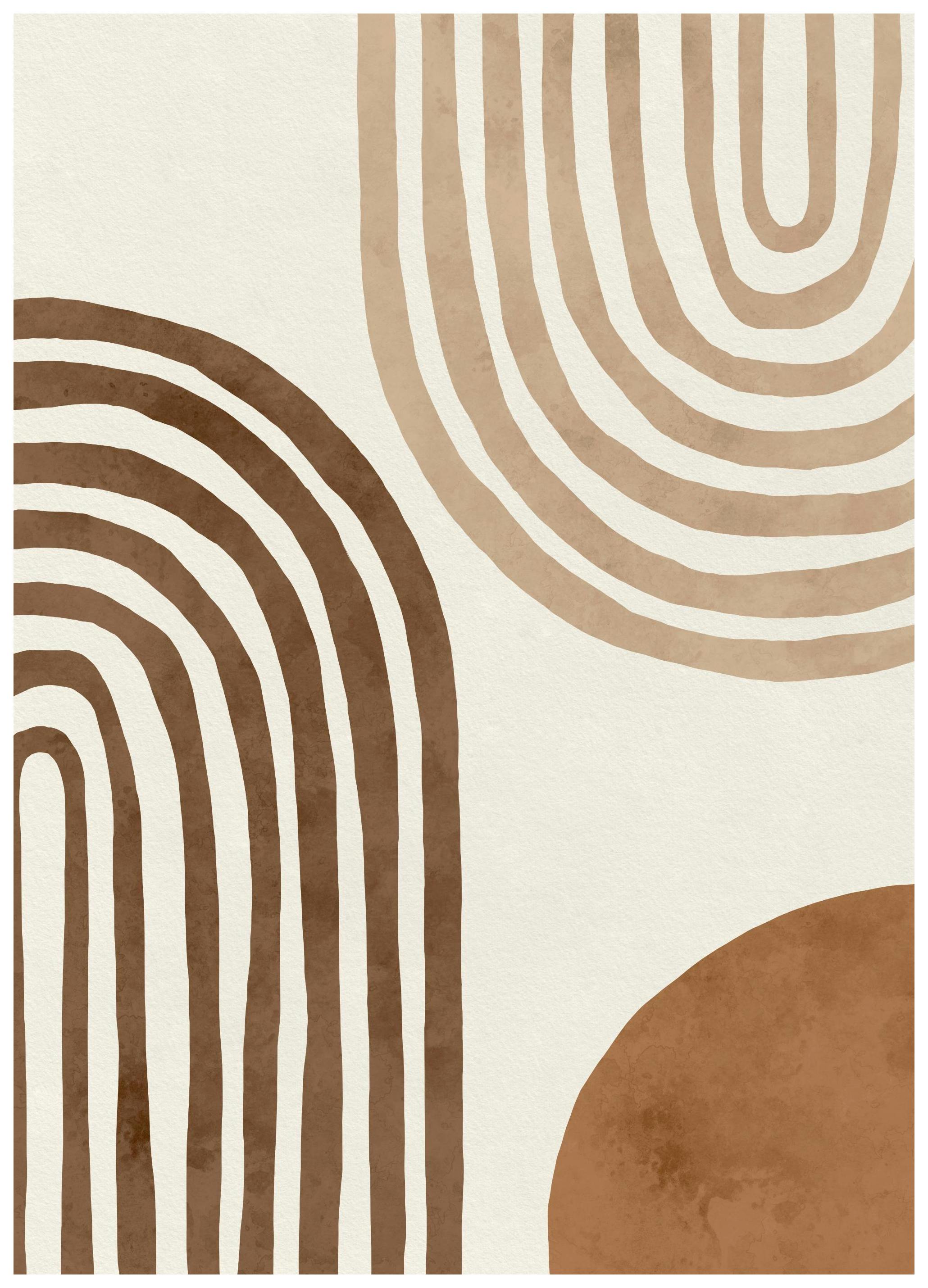Arches brunes No2 Poster (30x40 cm) - Poster Store