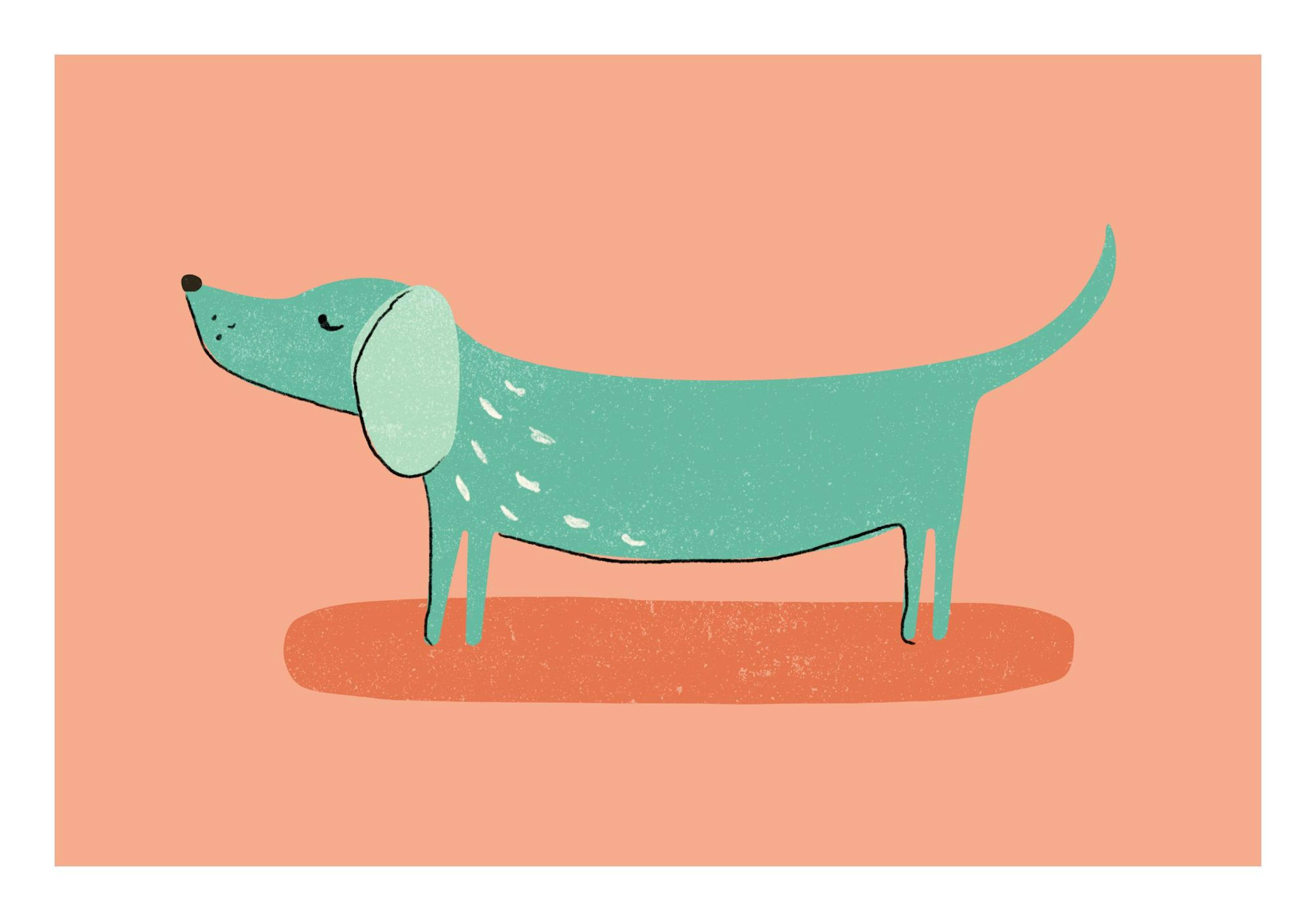 Groene Hond Poster 0