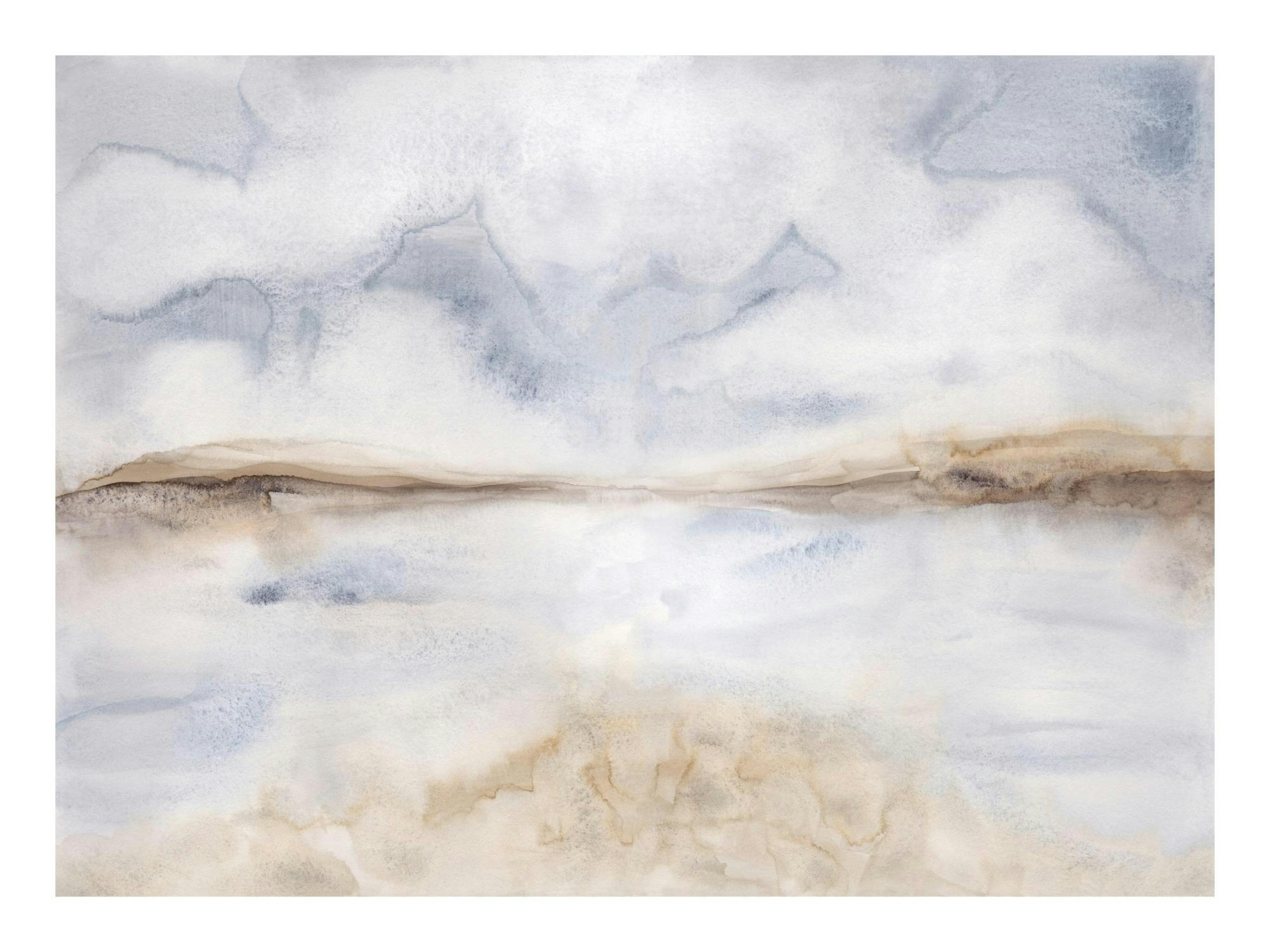 Aquarelle Bleue No1 Affiche thumbnail