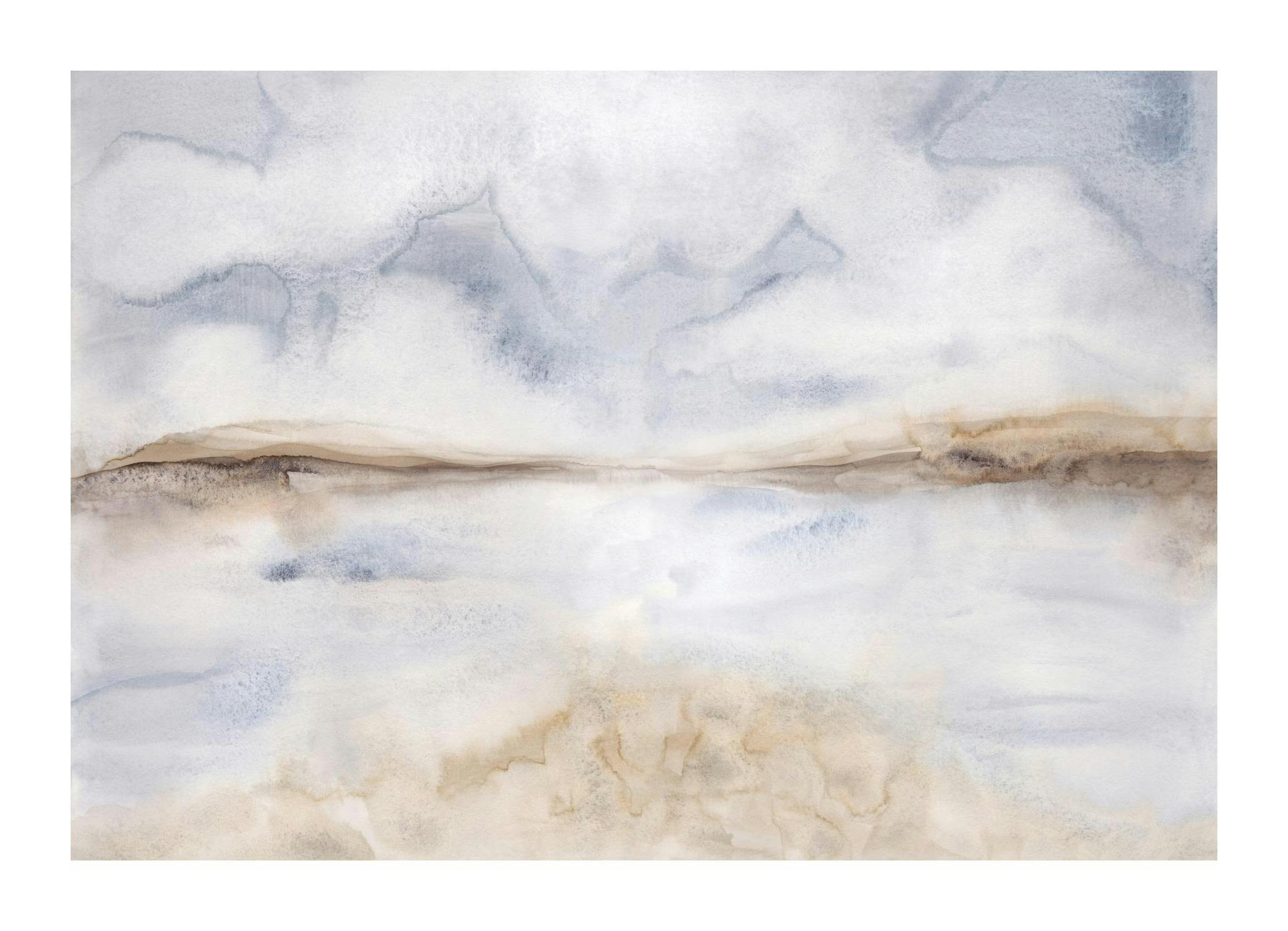 Aquarelle Bleue No1 Affiche (30x40 cm) - Poster Store