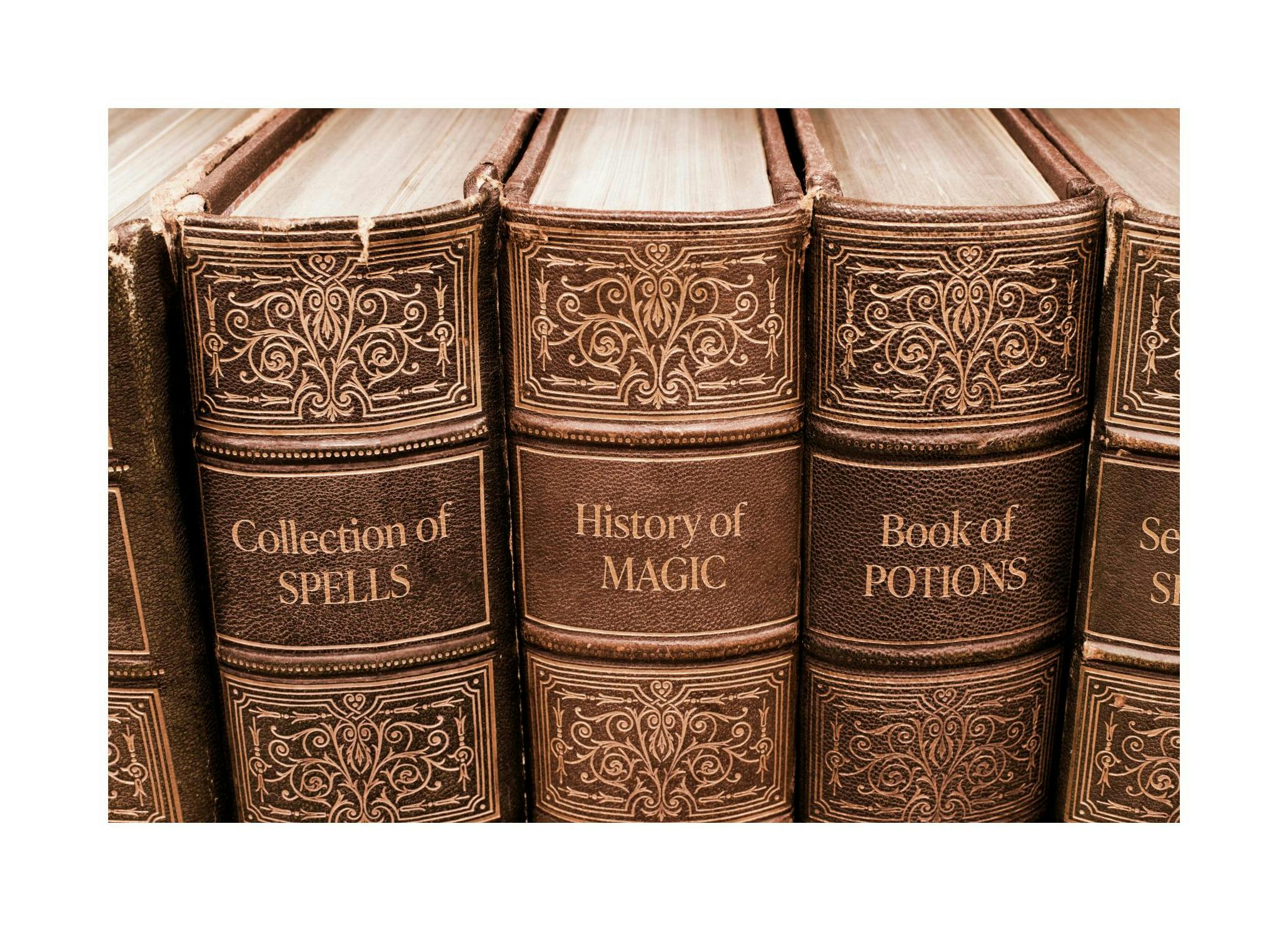 Livres Magiques Poster (50x70 cm) - Poster Store