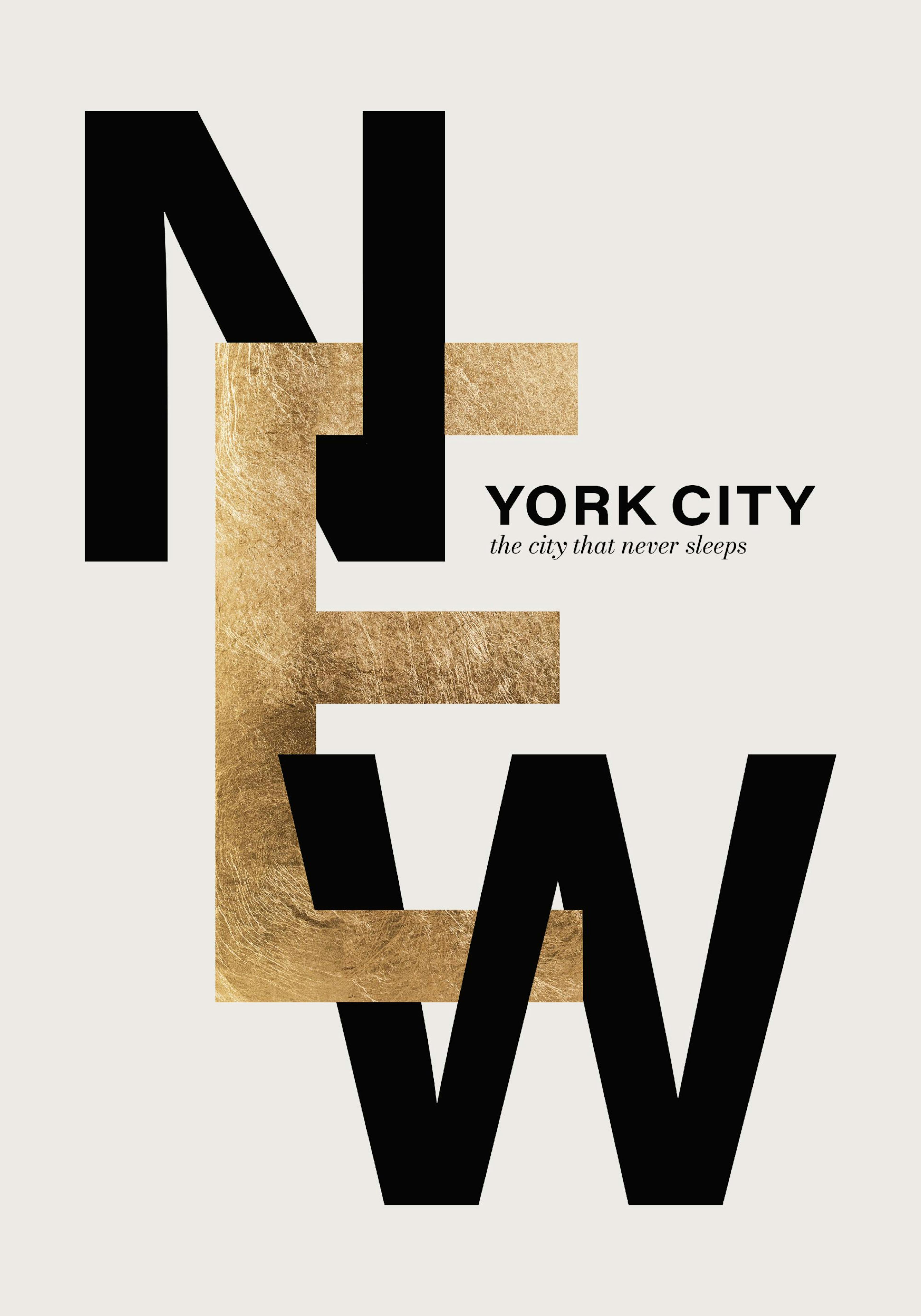 Typographic NYC Poster thumbnail