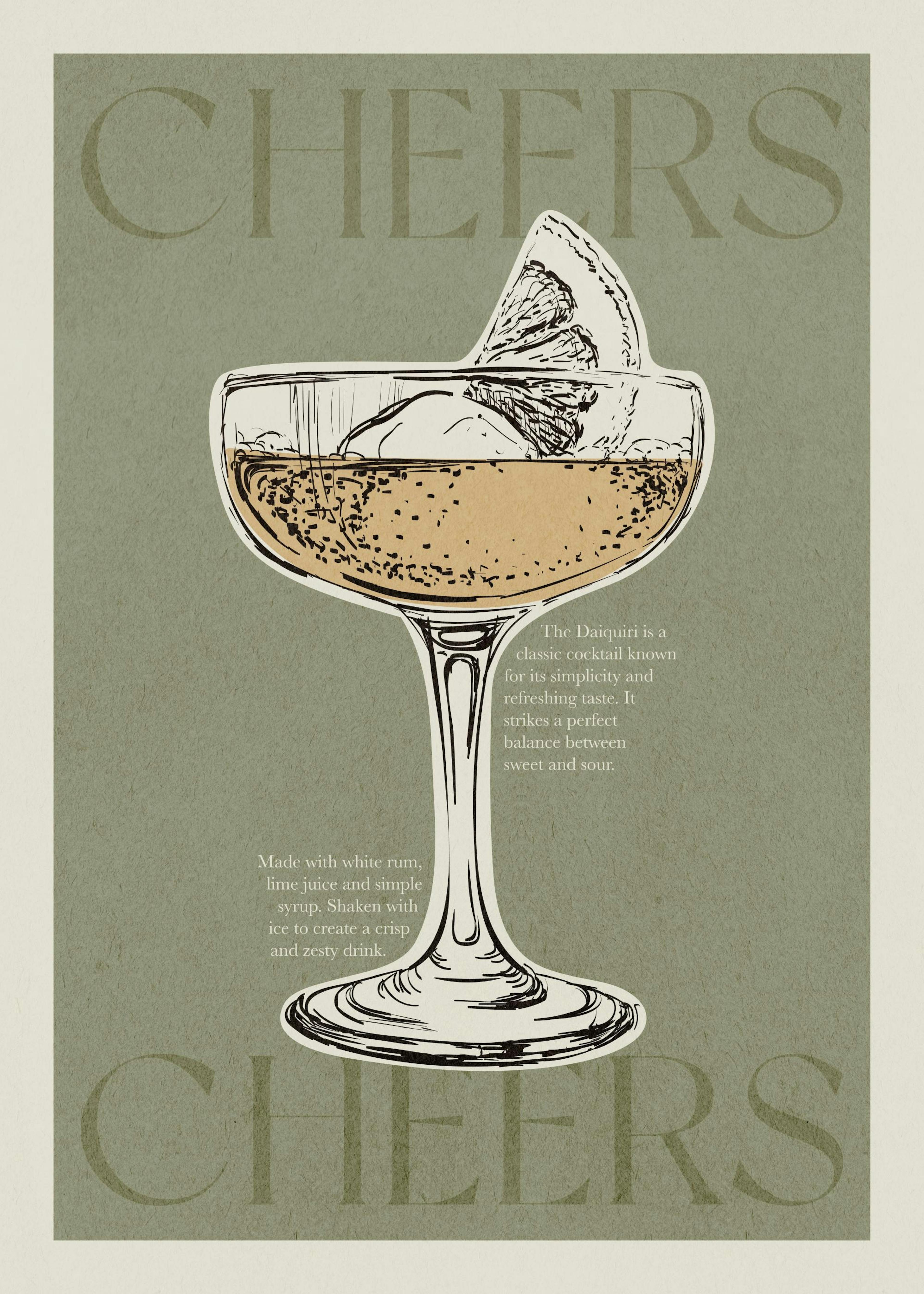 Cheers Daiquiri Poster 0