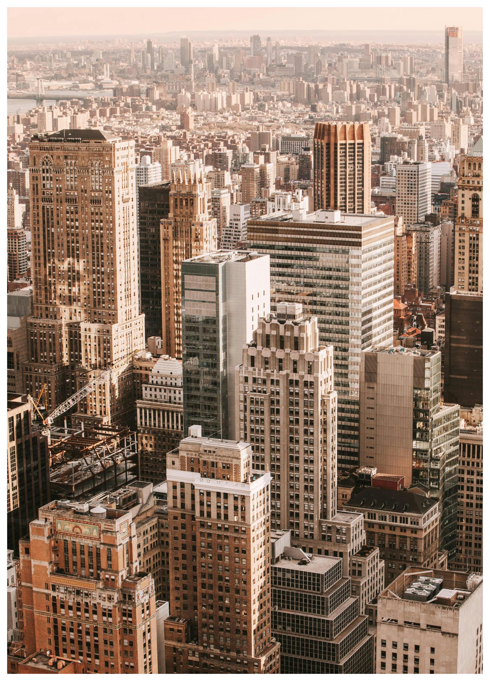Klassiek zicht op New York Nr. 2 poster (50x70 cm) - Poster Store