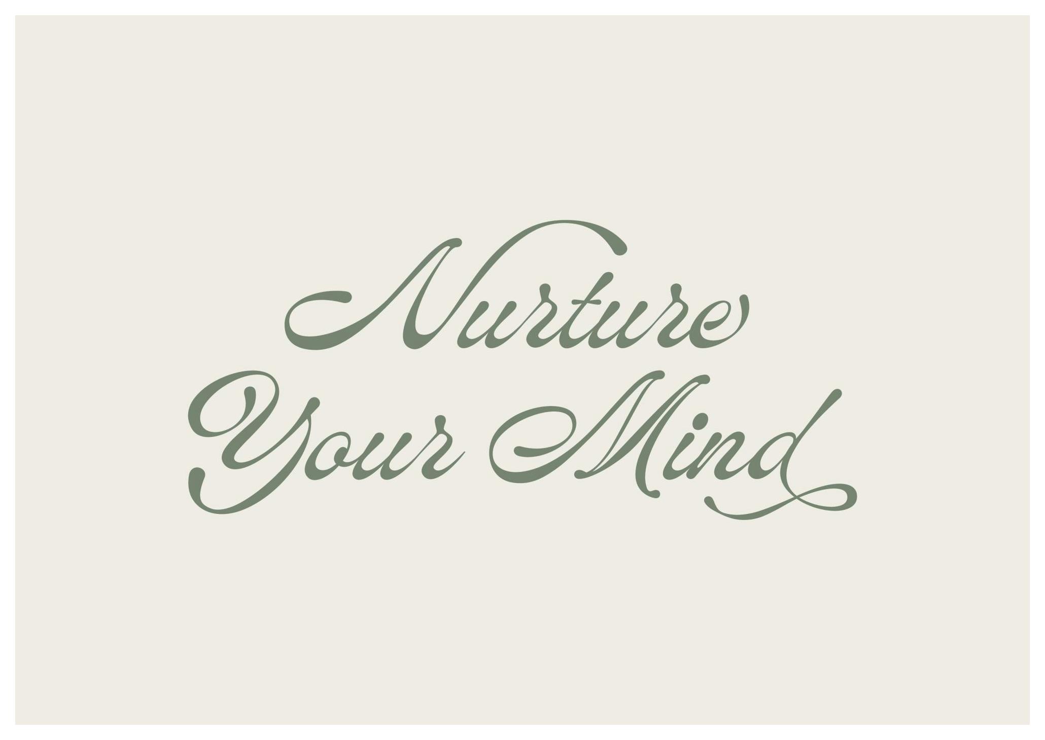 Prints Nurture Your Mind Poster (21x30 cm) - Poster Store