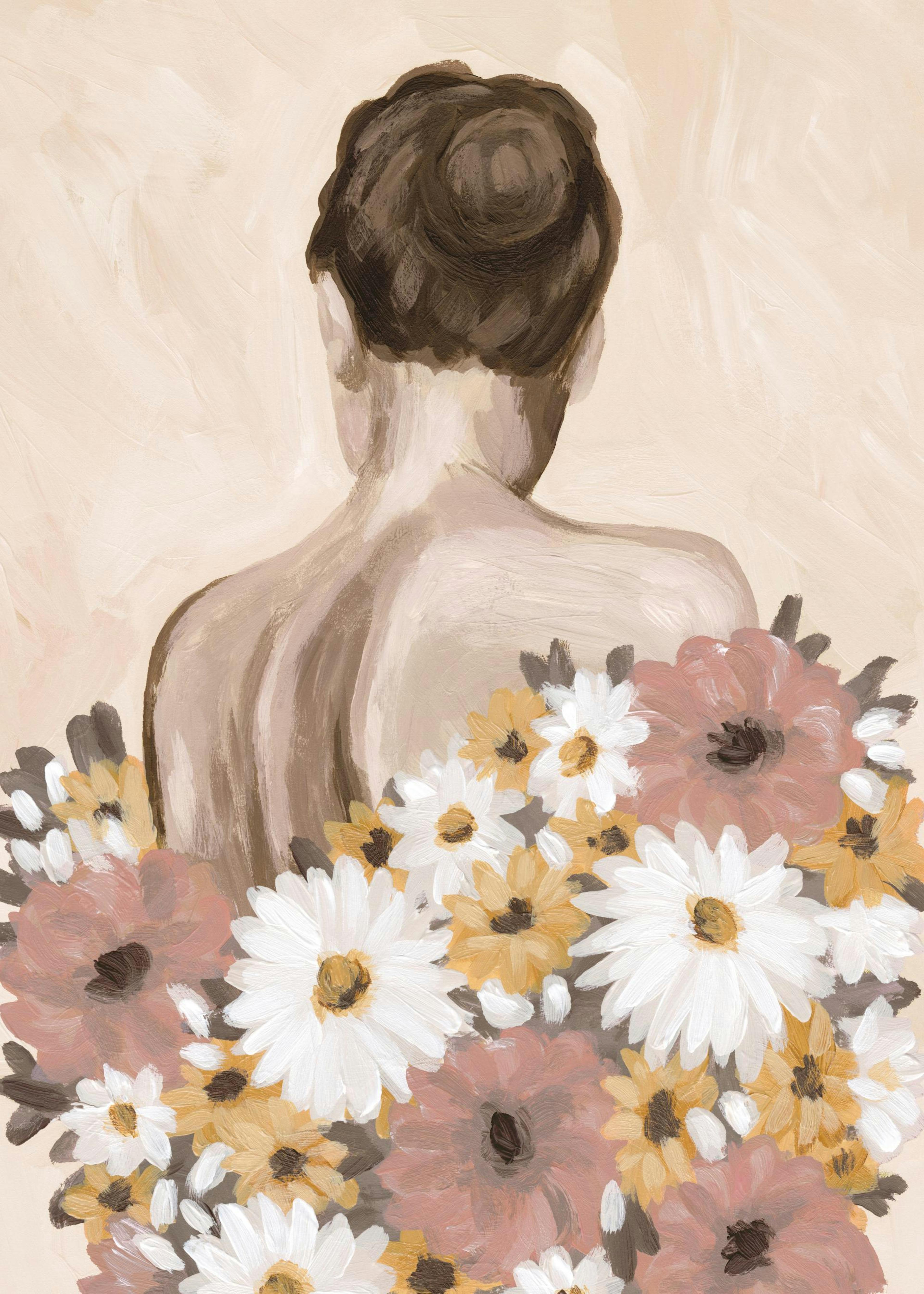 Bloemenjurkposter 0