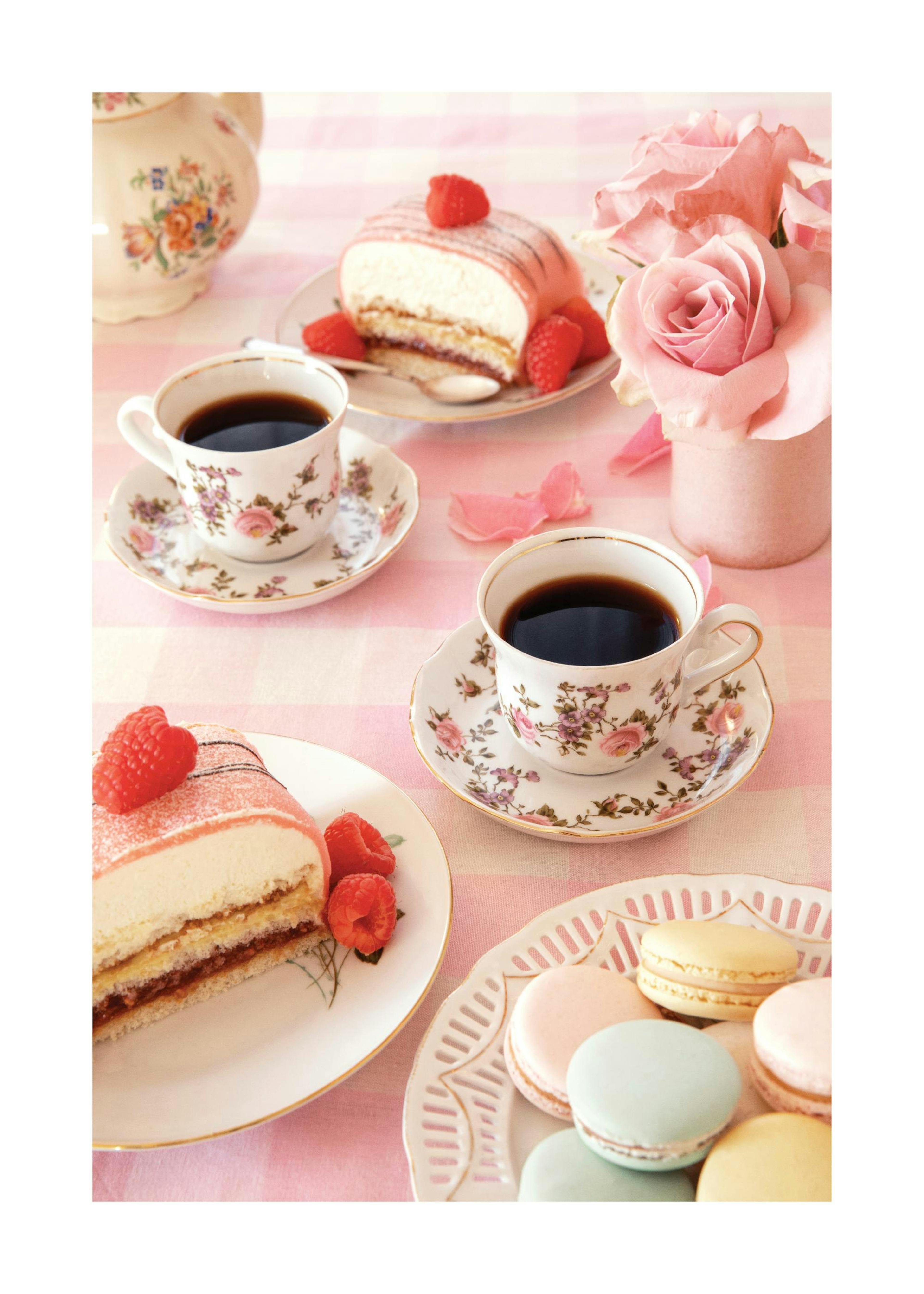 Café et Gâteau Poster 0