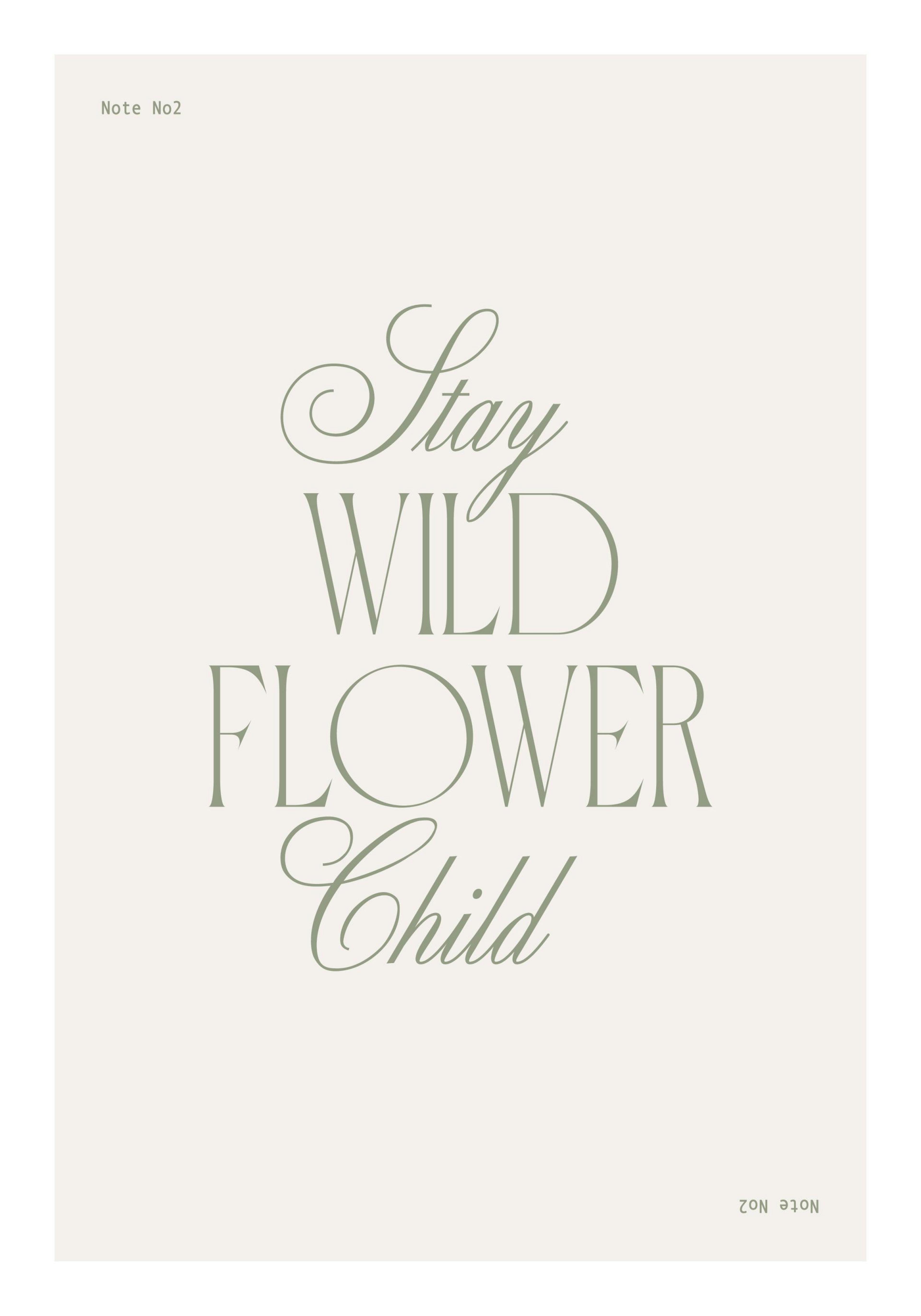 Stay Wild Flower Child Poster thumbnail