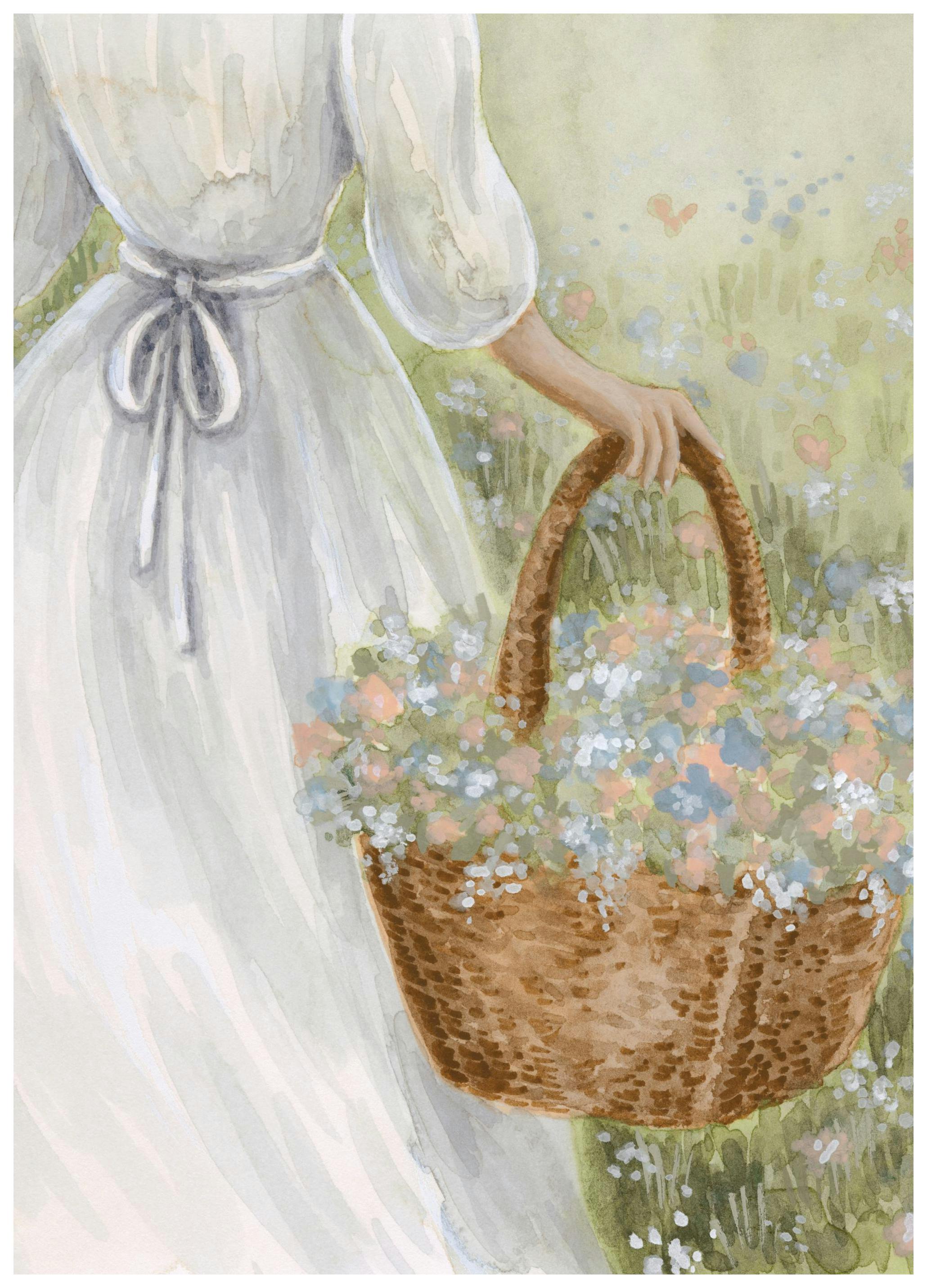 Picking Flowers Poster (30x40 cm) - Poster Store