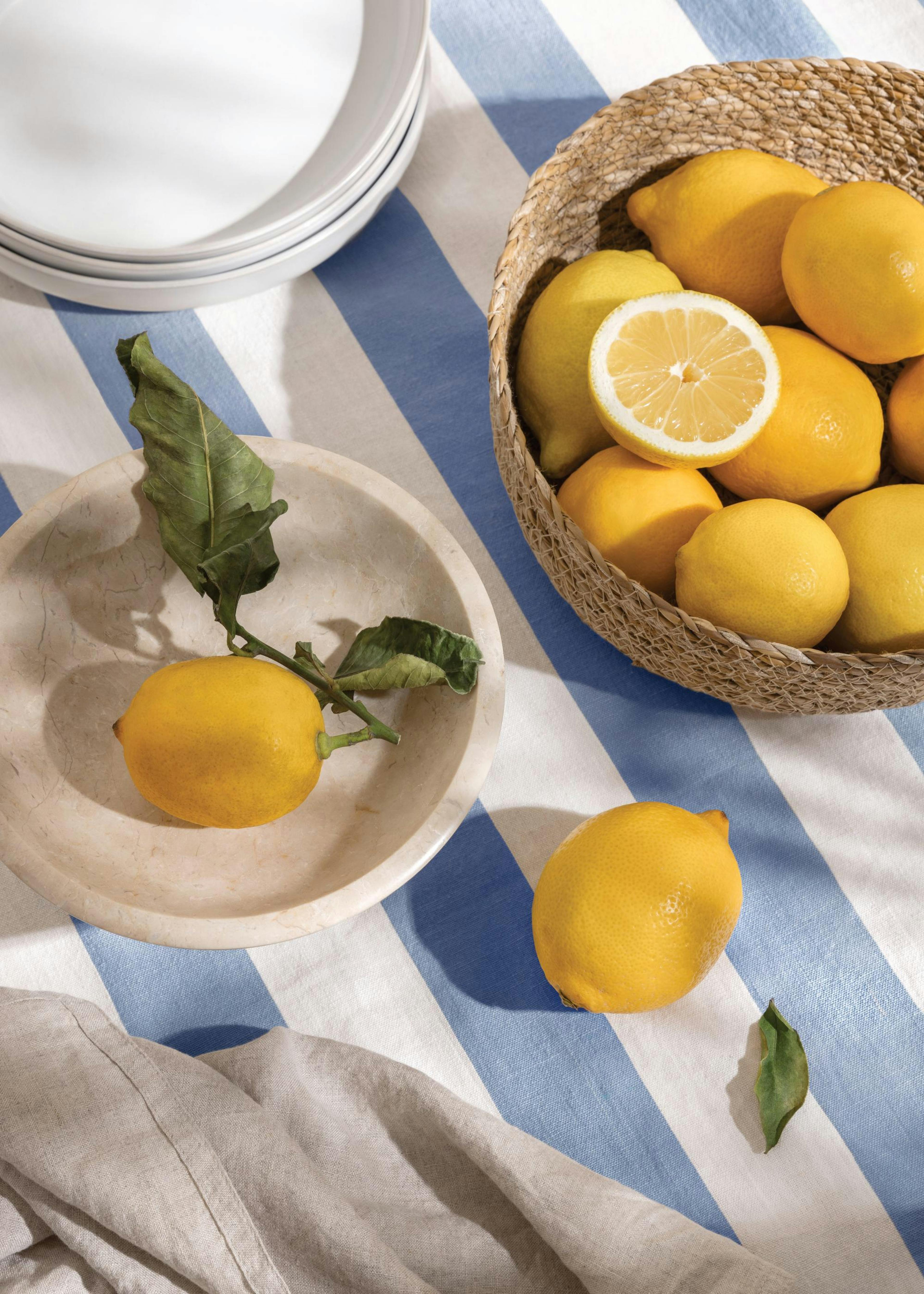 Rayures et Citrons Poster 0