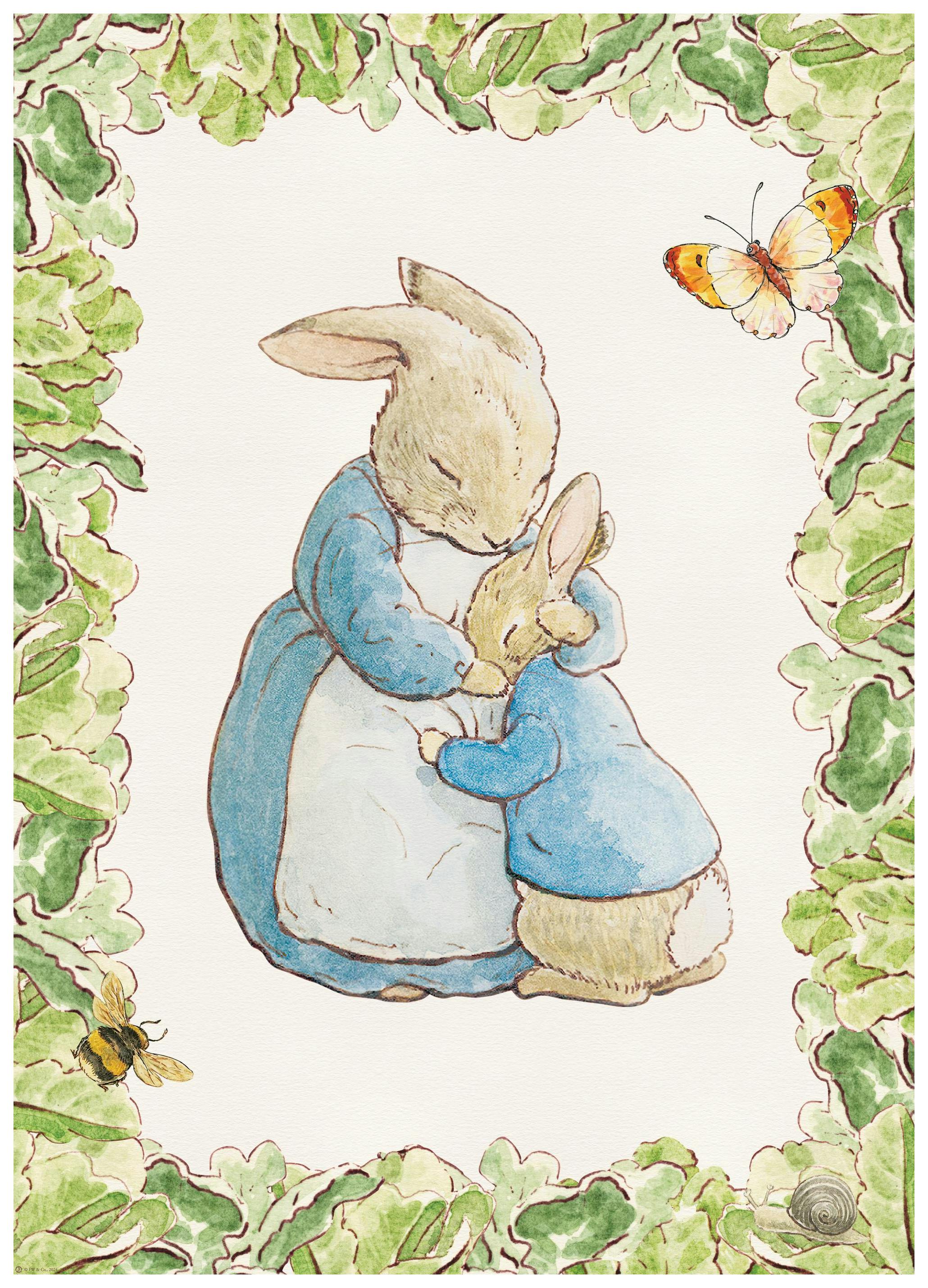 Peter Rabbit Hug Plakat (21x30 cm) - Poster Store