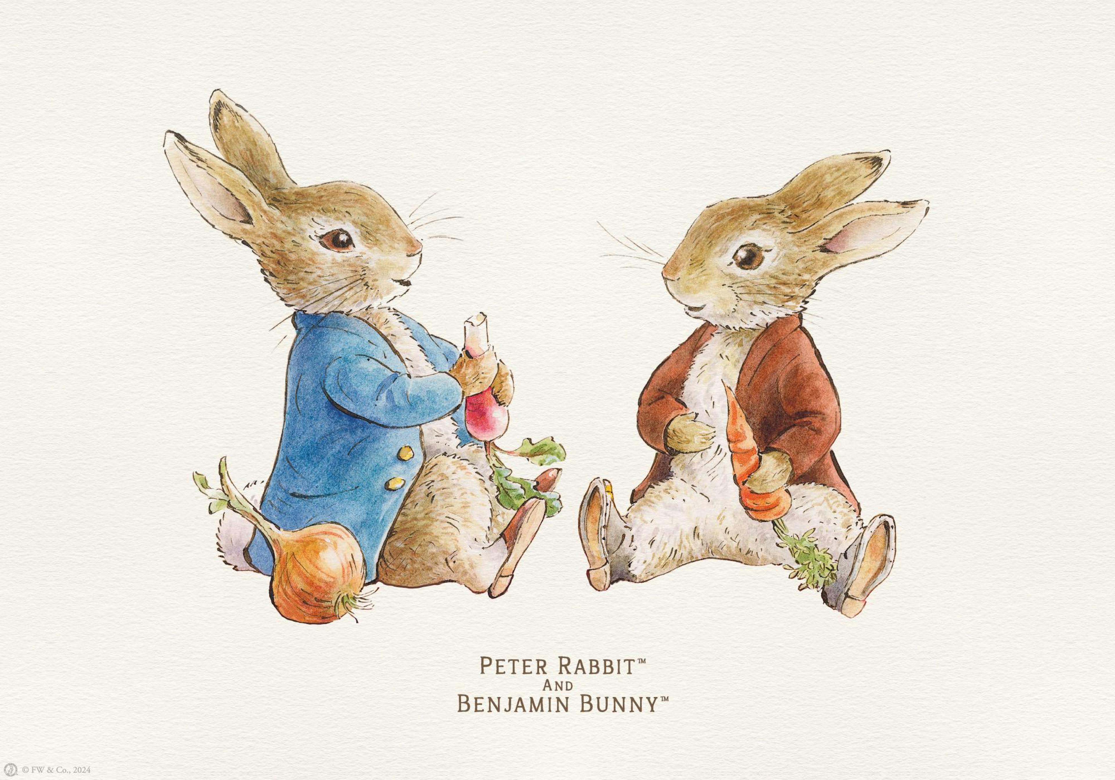 Peter Rabbit and Benjamin Bunny Poster thumbnail