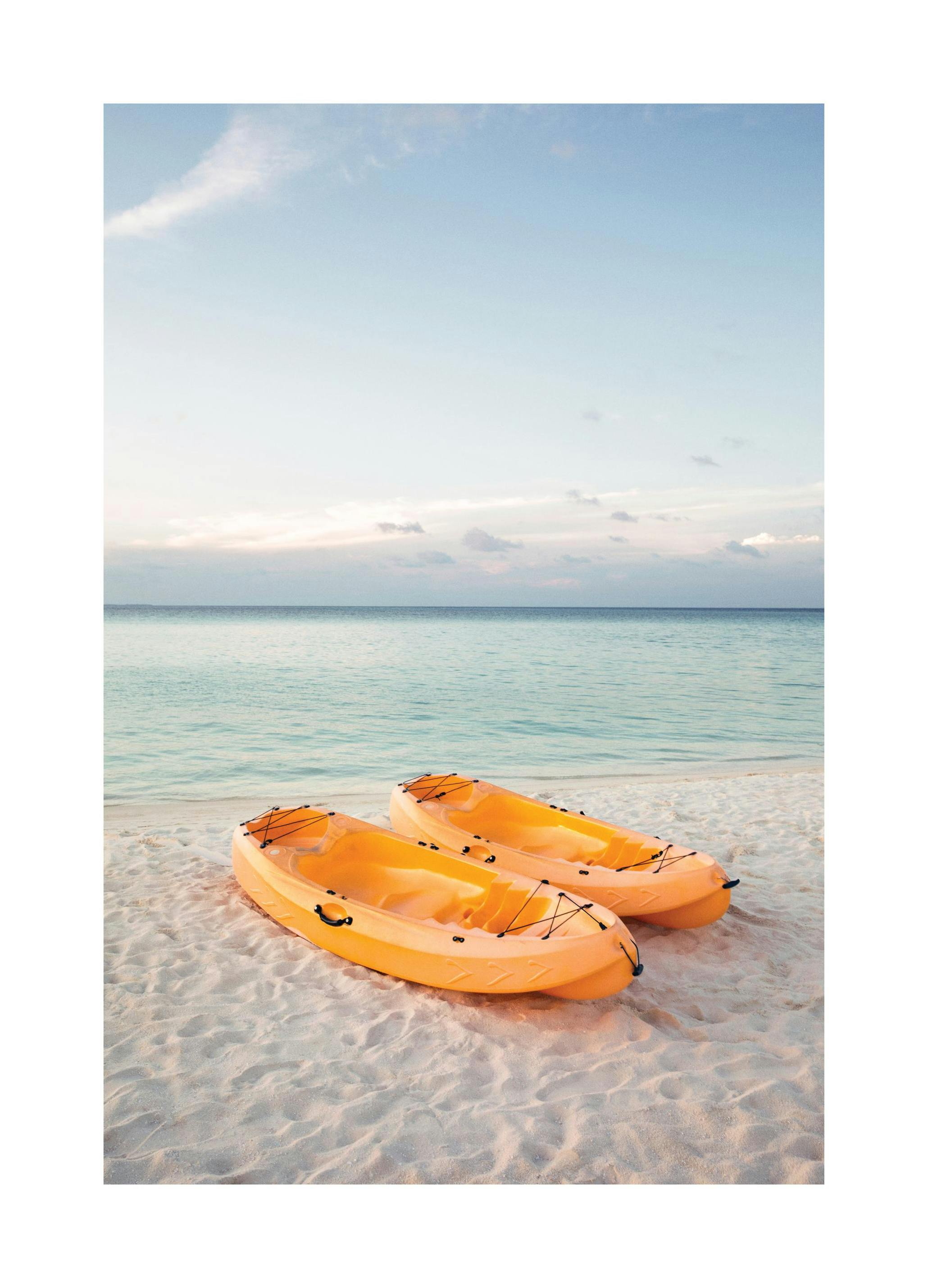 Prints Pair of Ocean Kayaks Poster (30x40 cm) - Poster Store