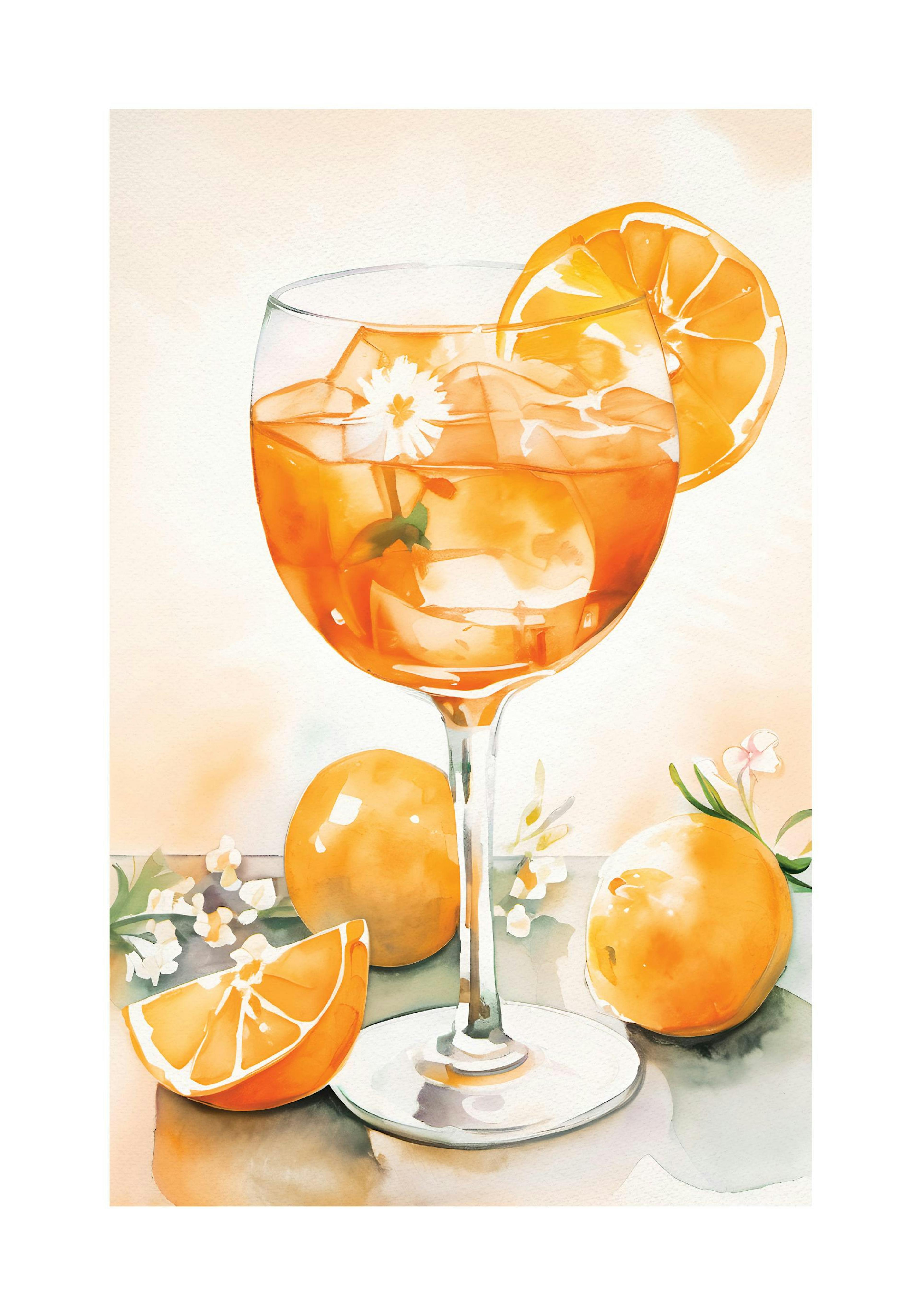 Aperol Art Poster 0