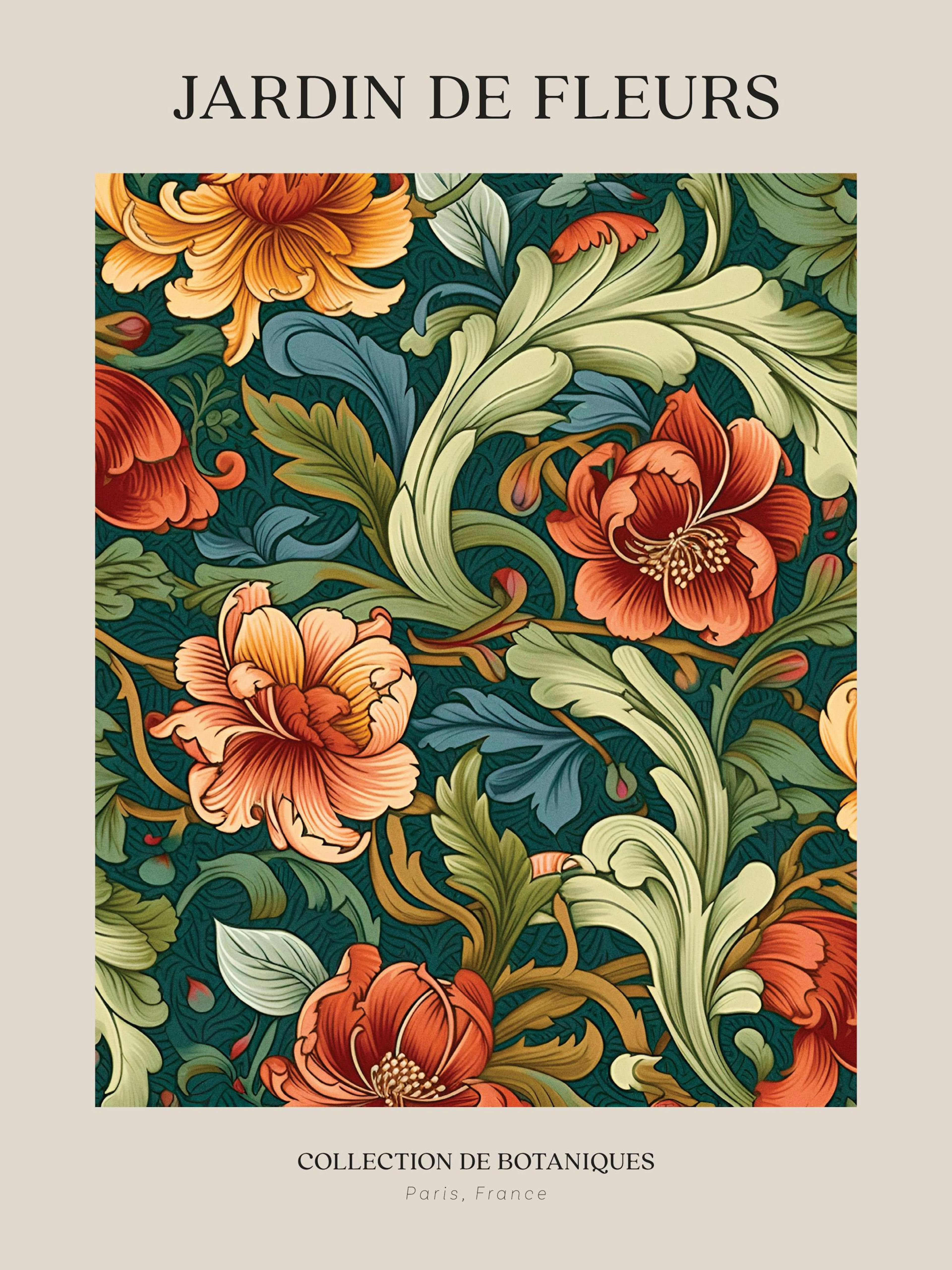 Jardin de Fleurs No1 Poster thumbnail