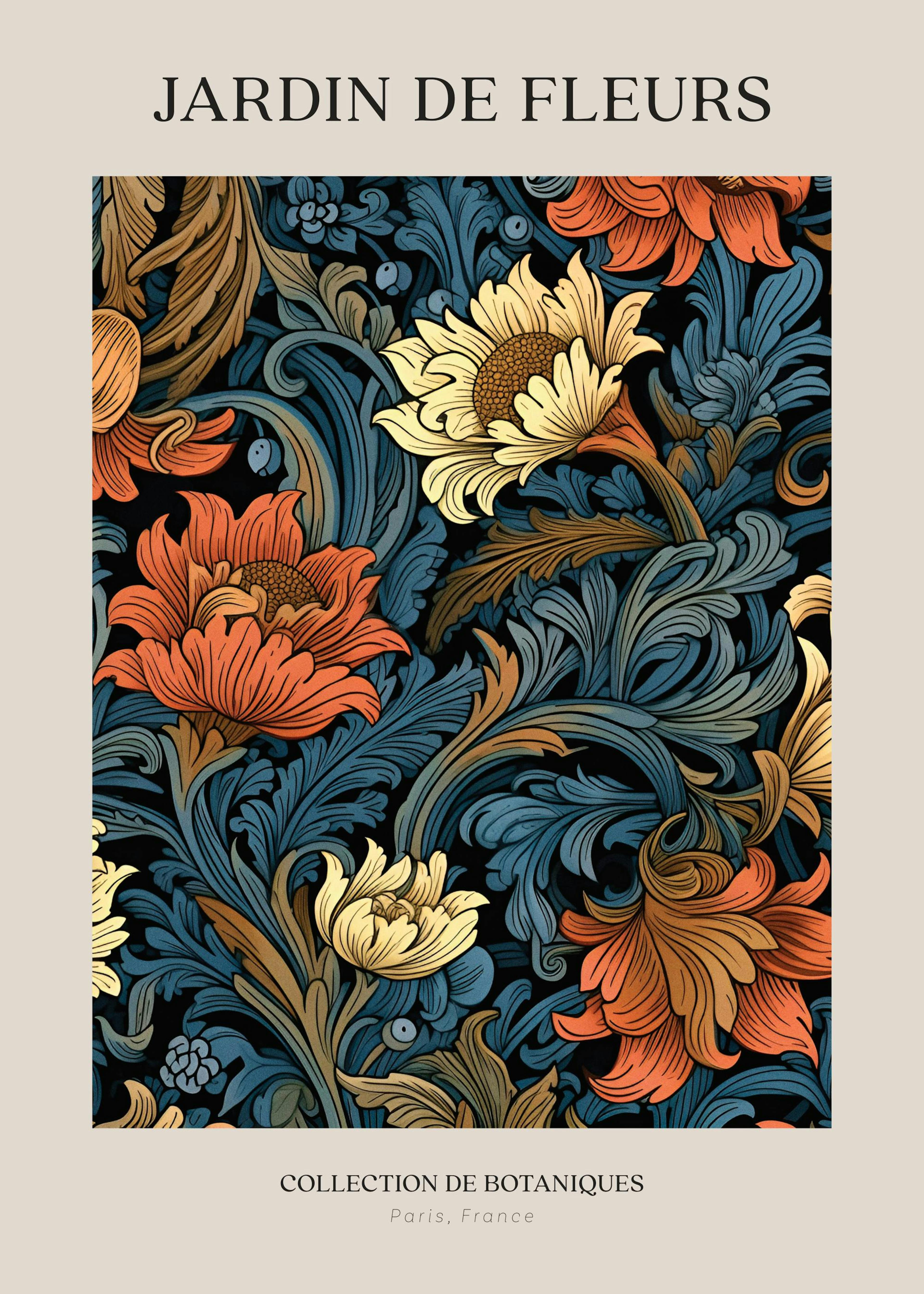 Jardin de Fleurs No2 Poster 0