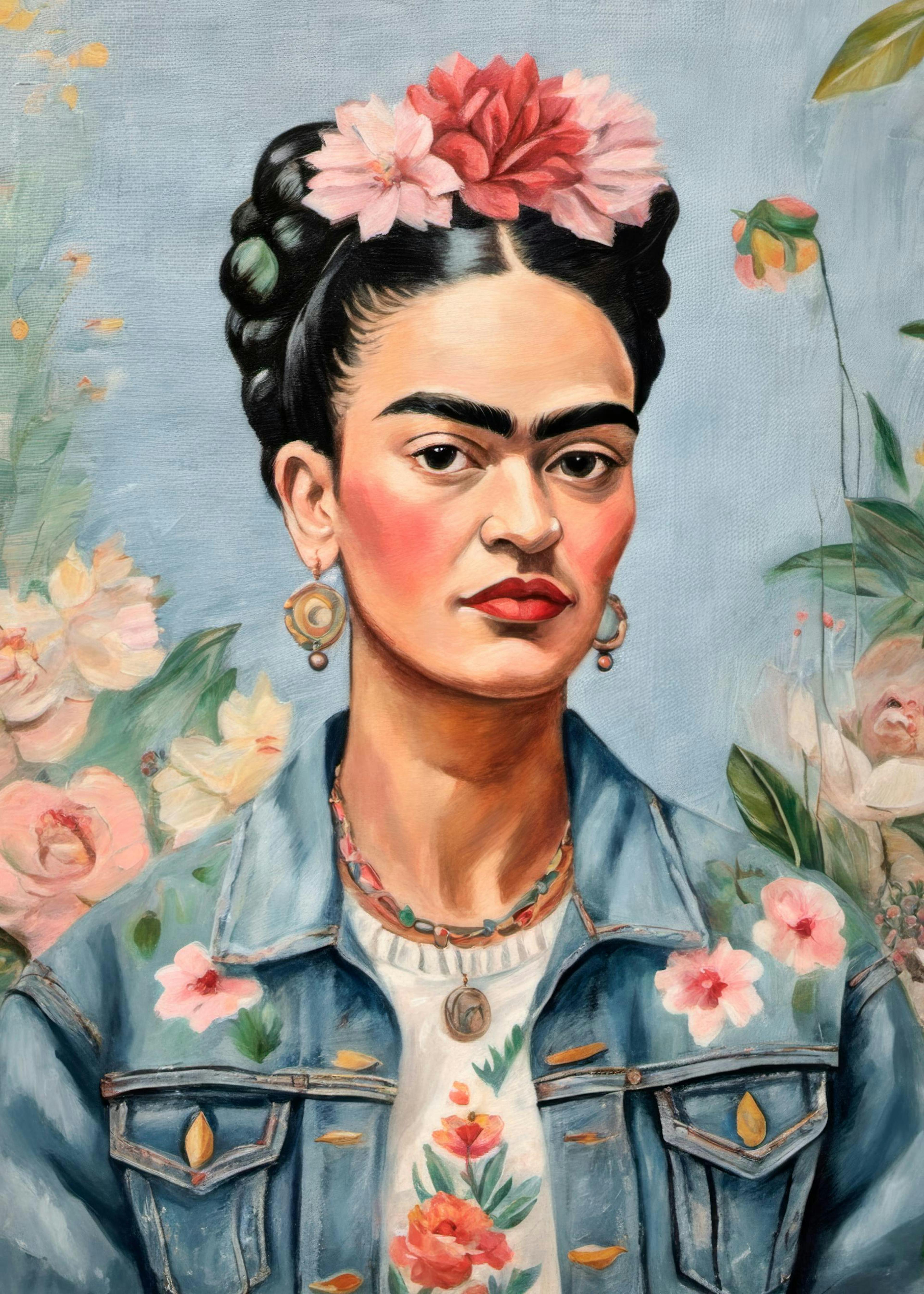 Frida Kahlo en Jeans Poster 0