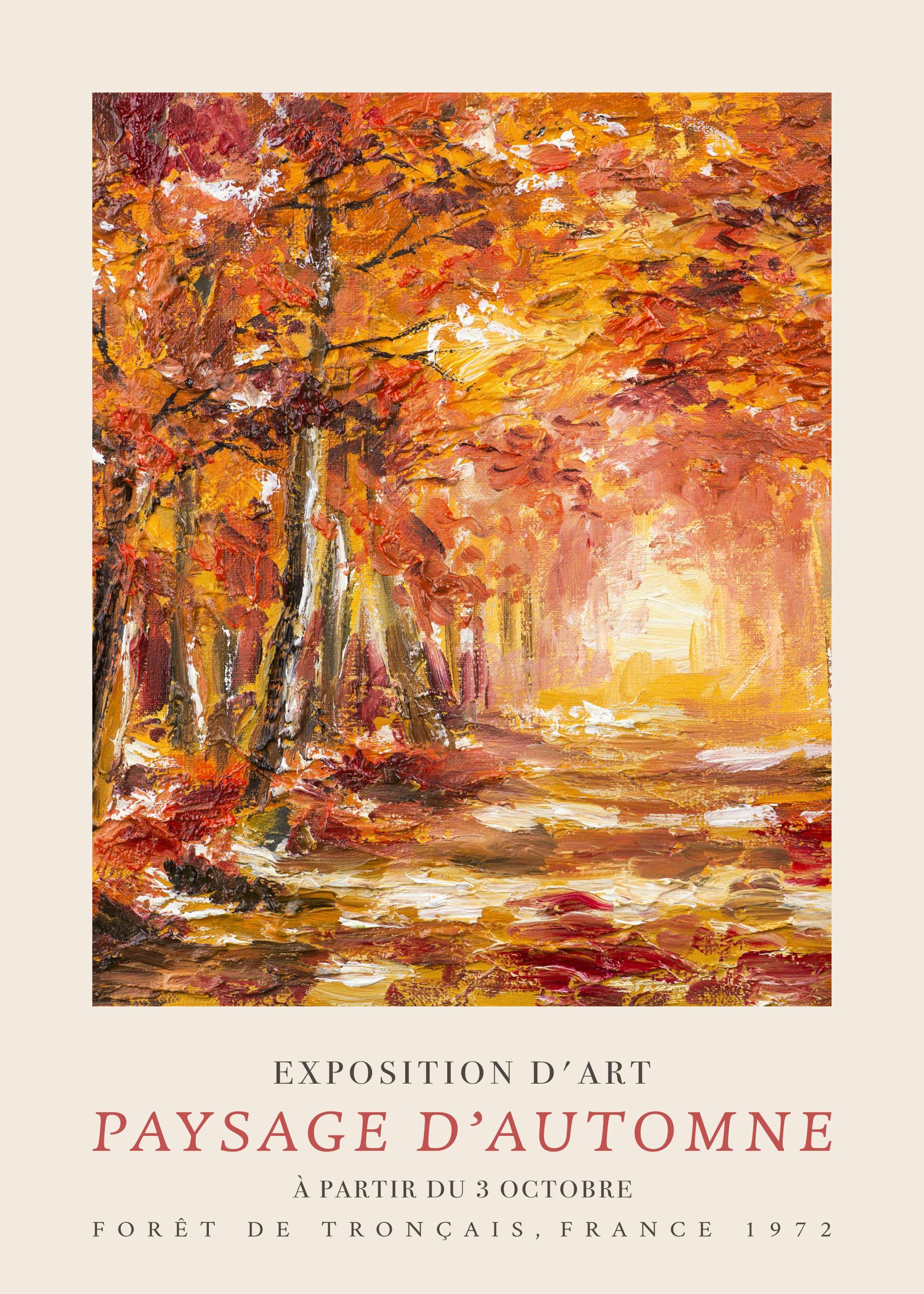 Paysage d’Automne No1 Poster 0