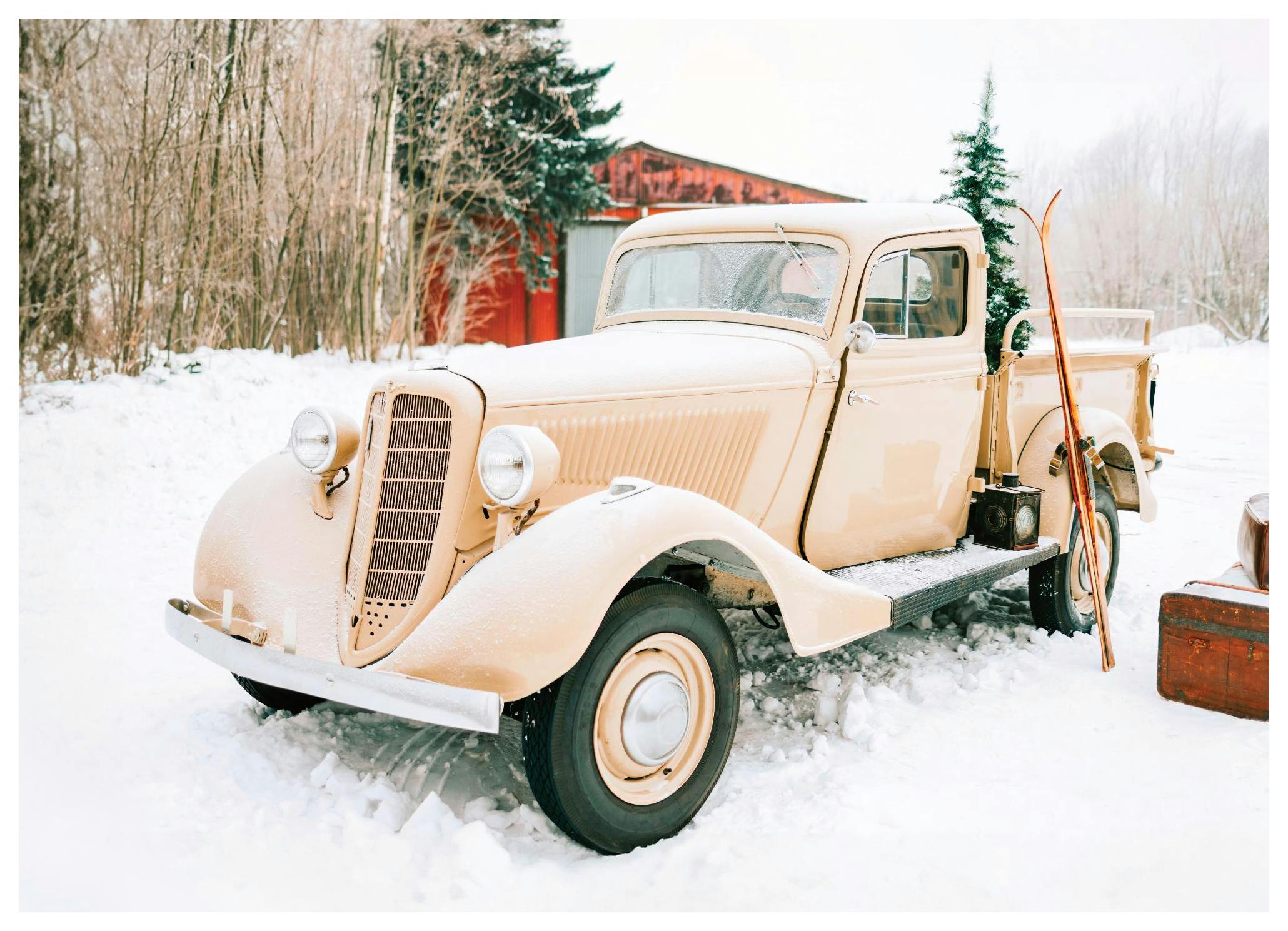 Winter Pickup Poster (50x70 cm) - Poster Store