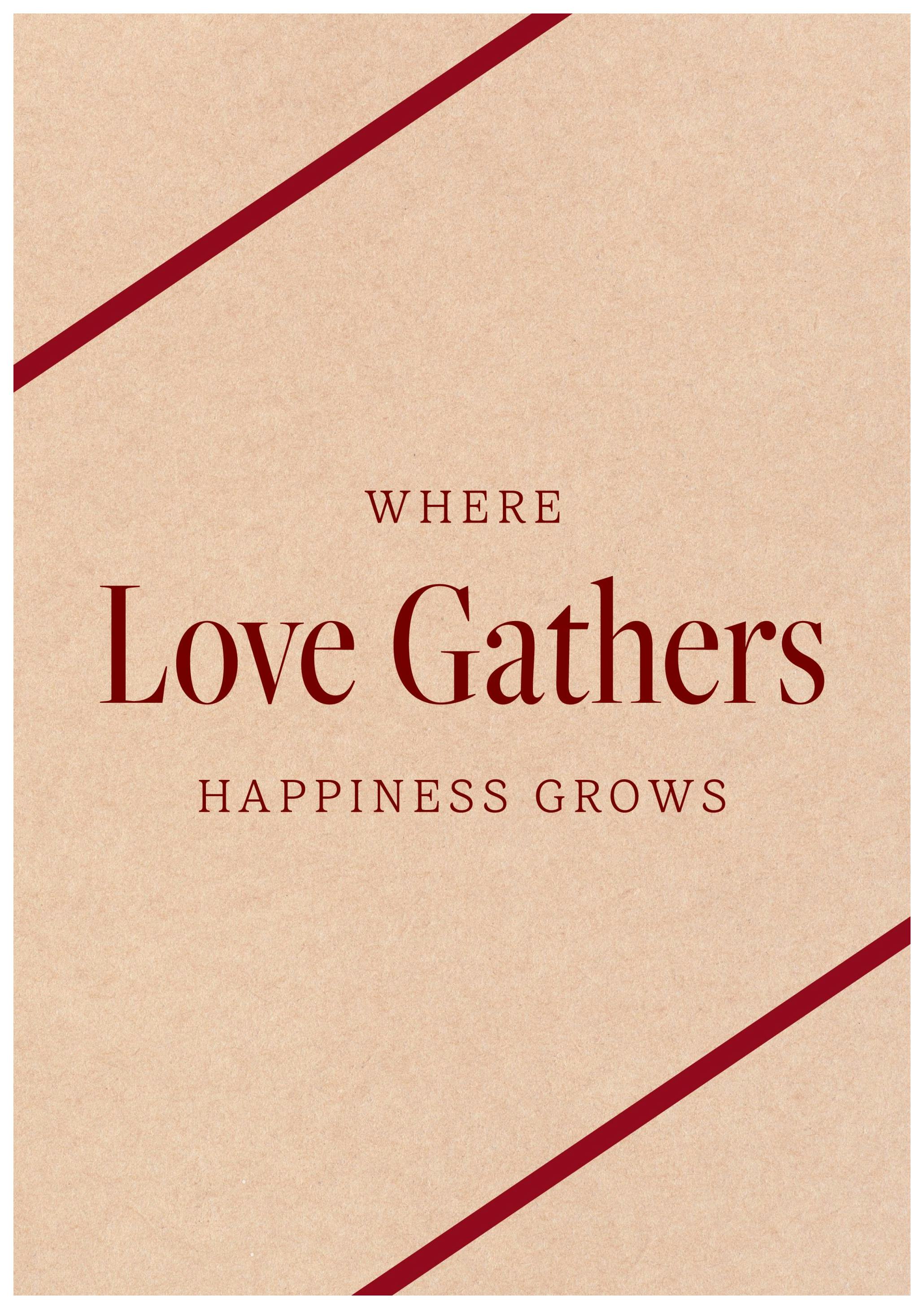 Gathers Love Poster (30x40 cm) - Poster Store