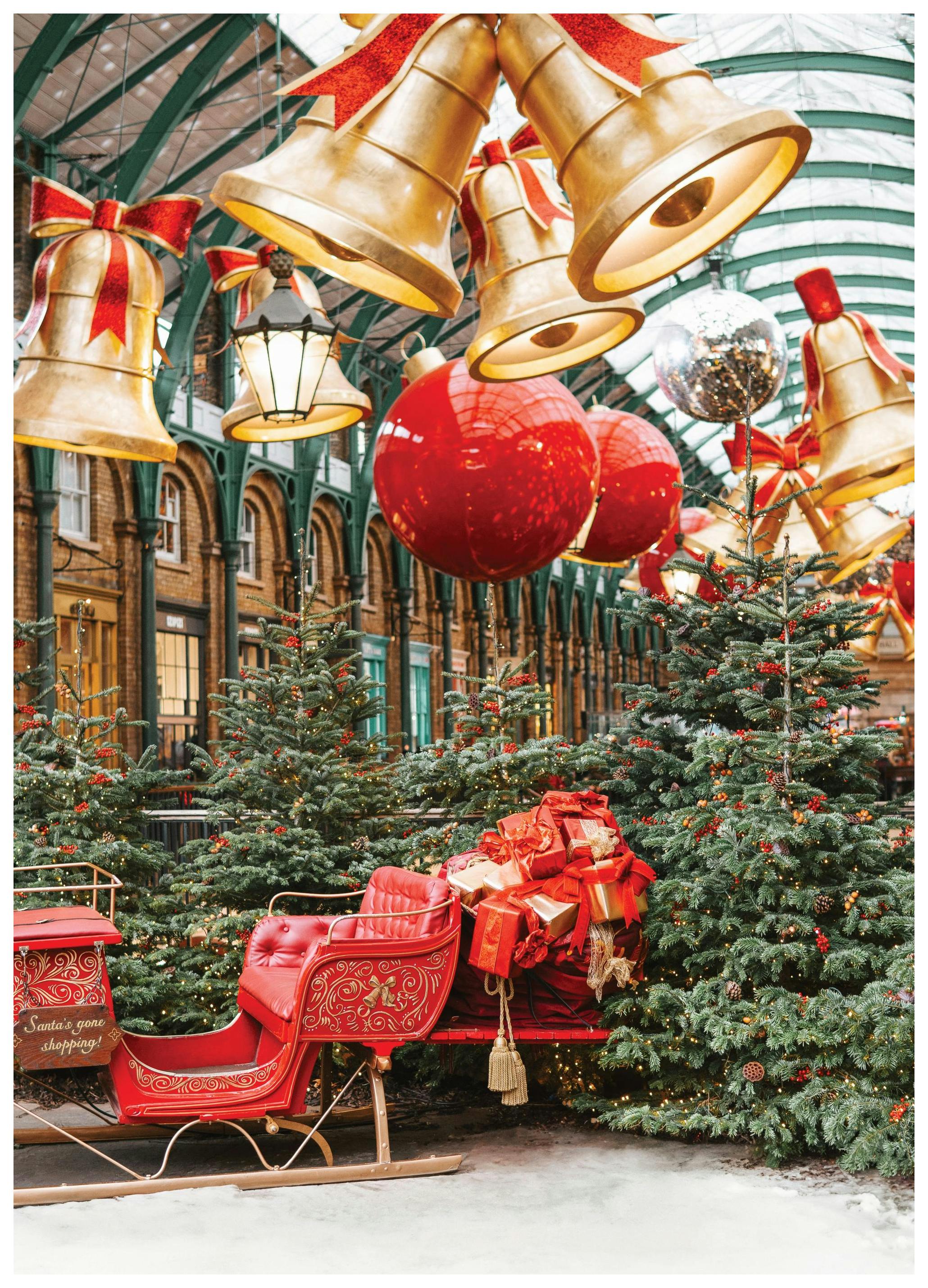 Kerst Station Poster (50x70 cm) - Poster Store