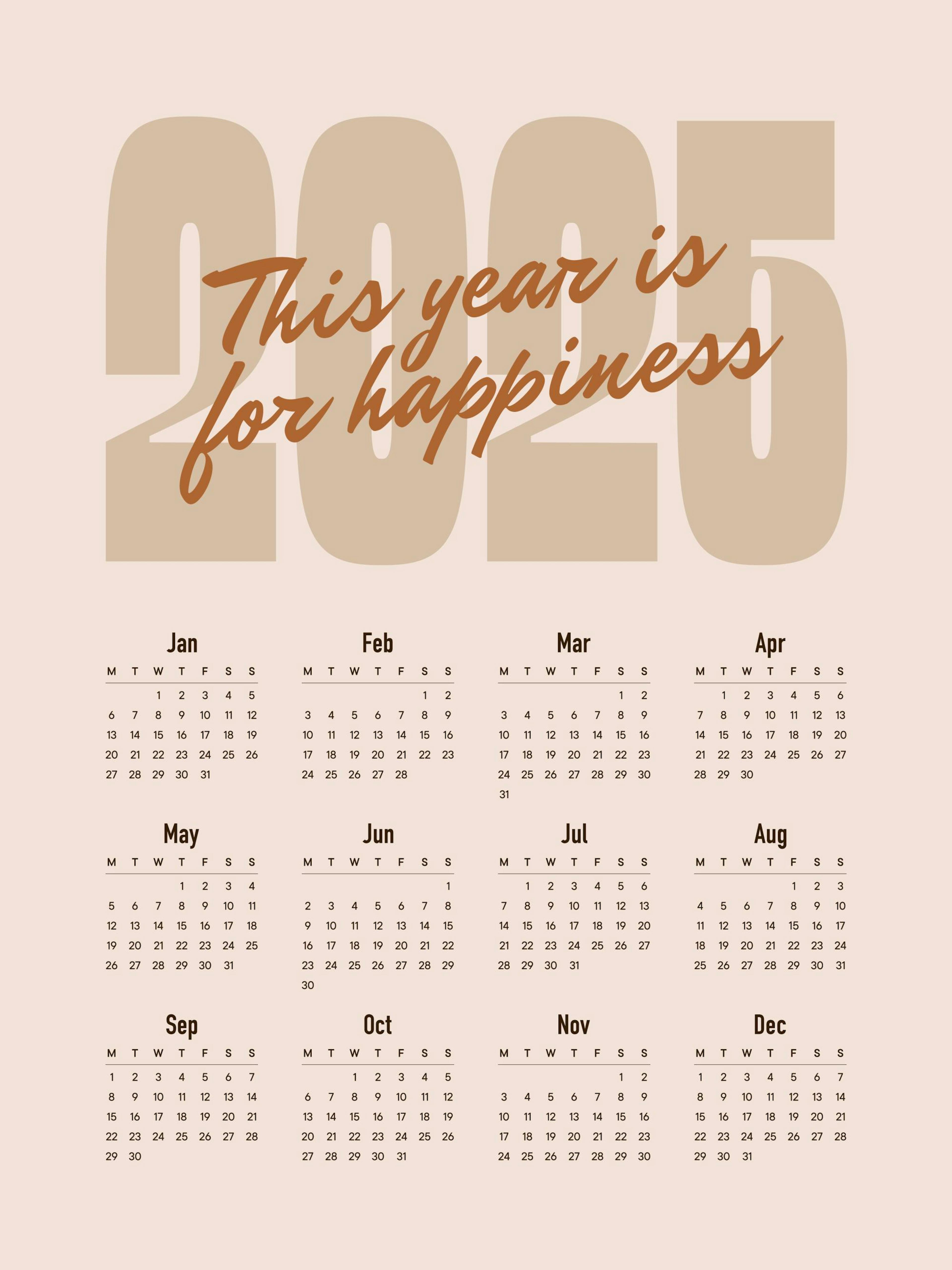 Fet Kalender 2025 Poster thumbnail