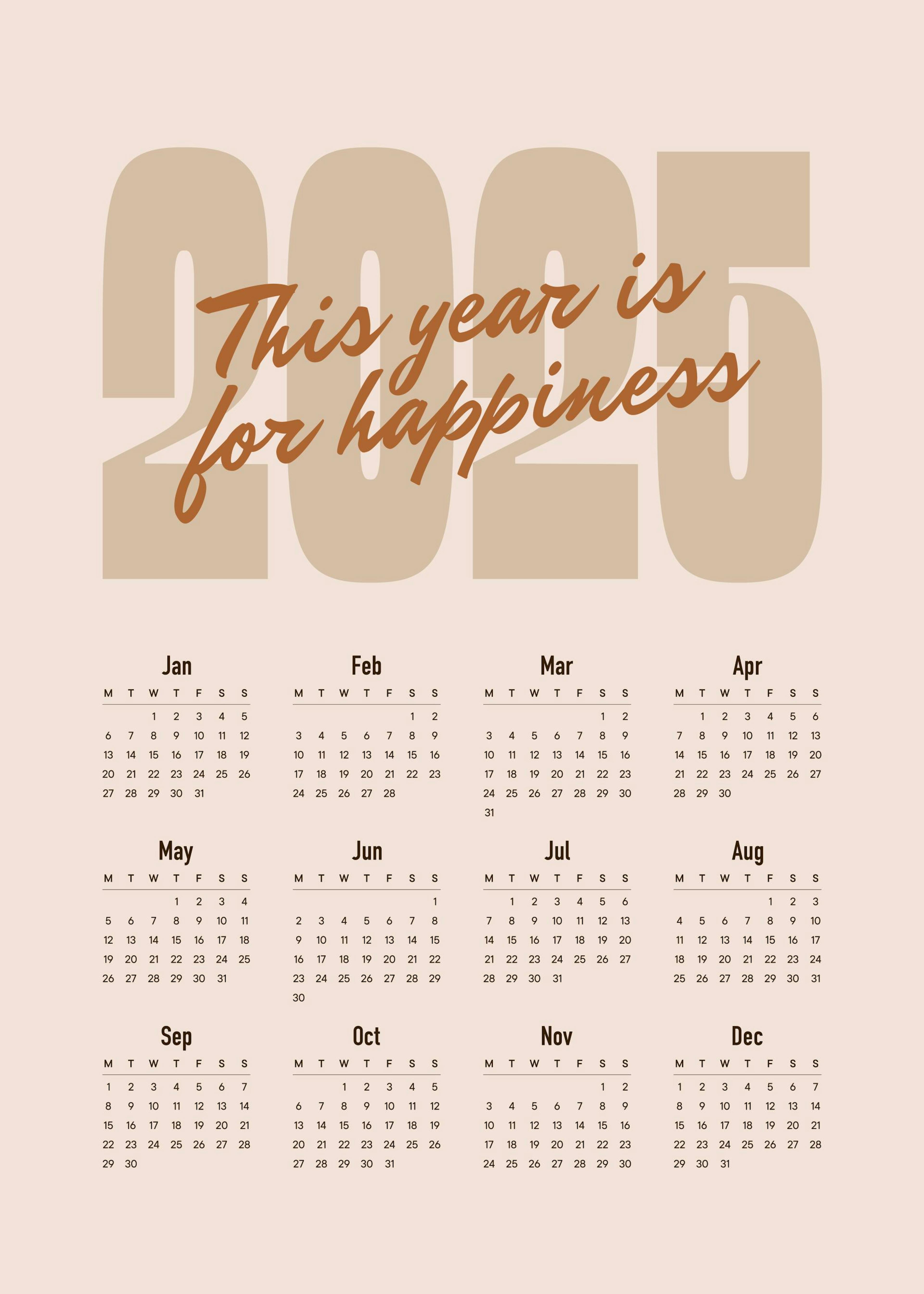 Audace 2025 Calendario Poster 0