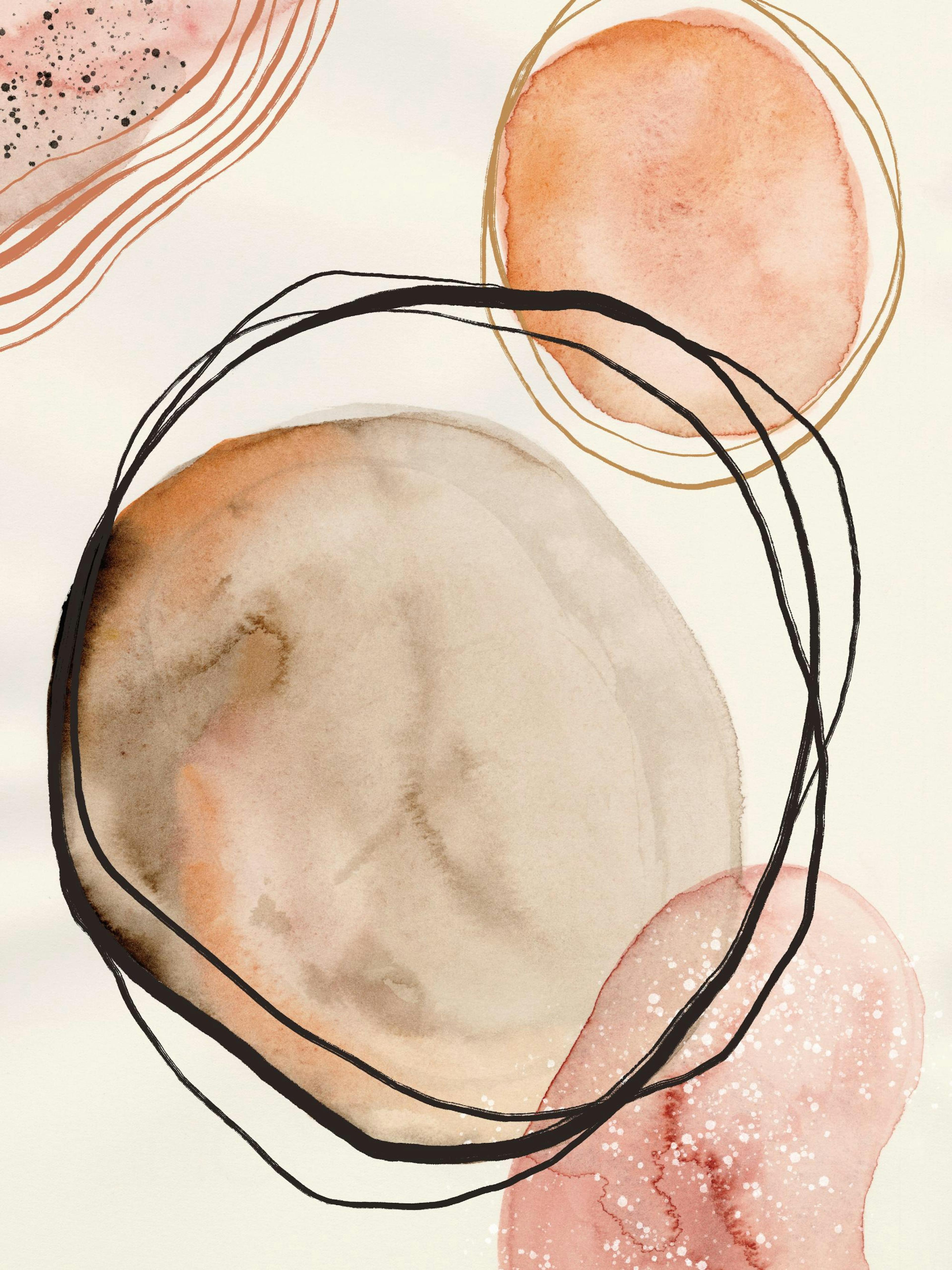 Abstrakte Erdtöne No2 Poster thumbnail