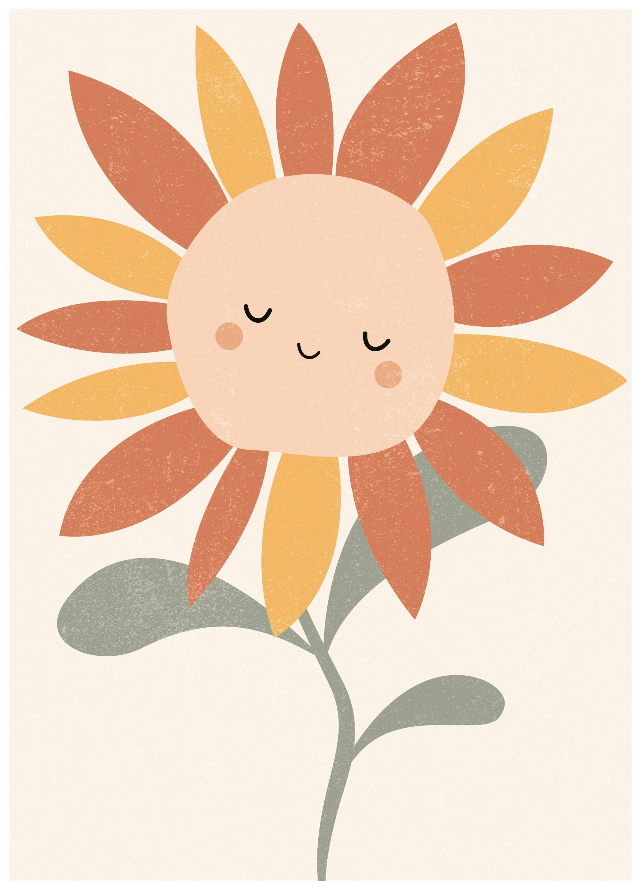 Swaying Flower Poster (50x70 cm) - Poster Store