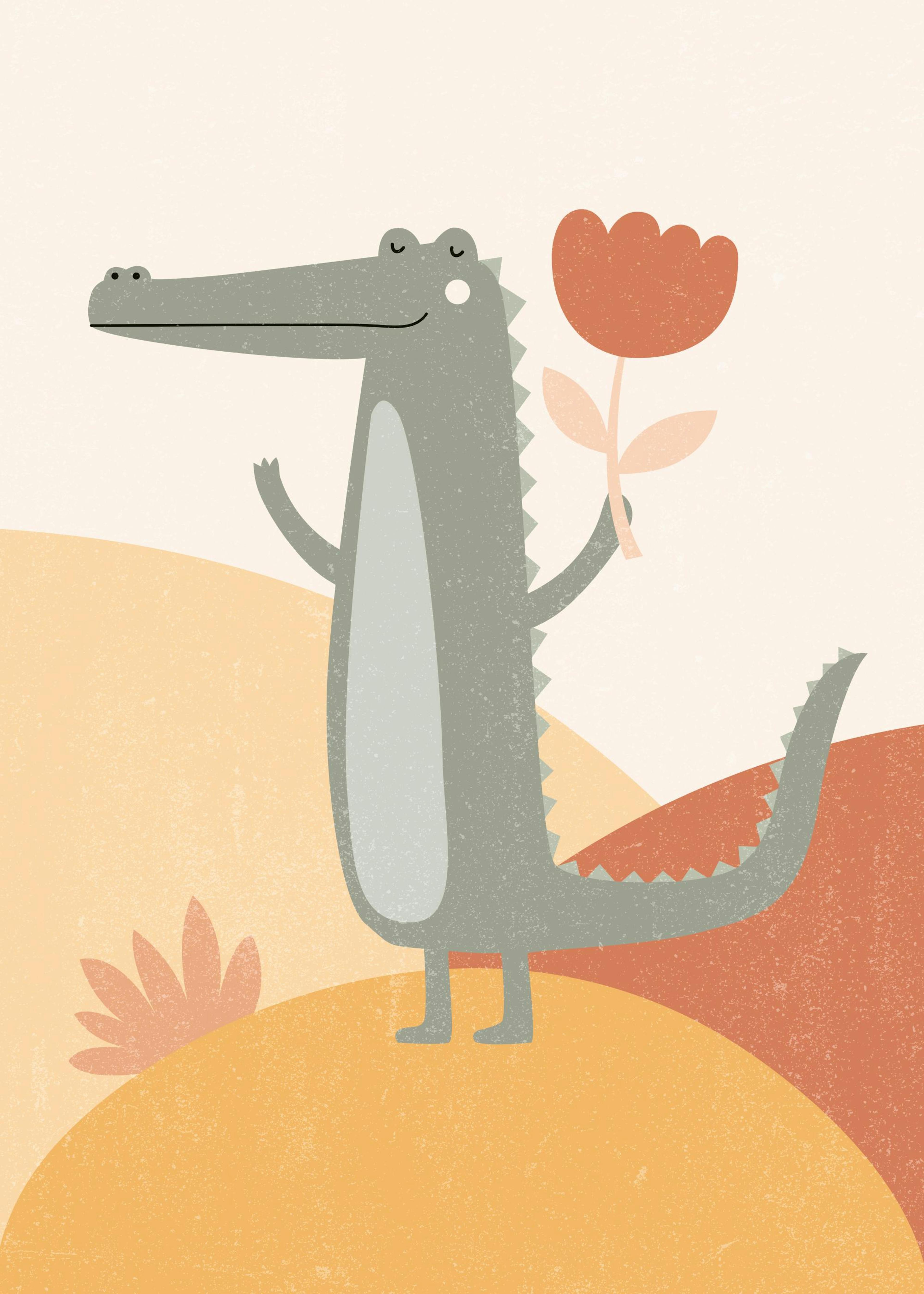 Crocodile Joyeux Poster 0