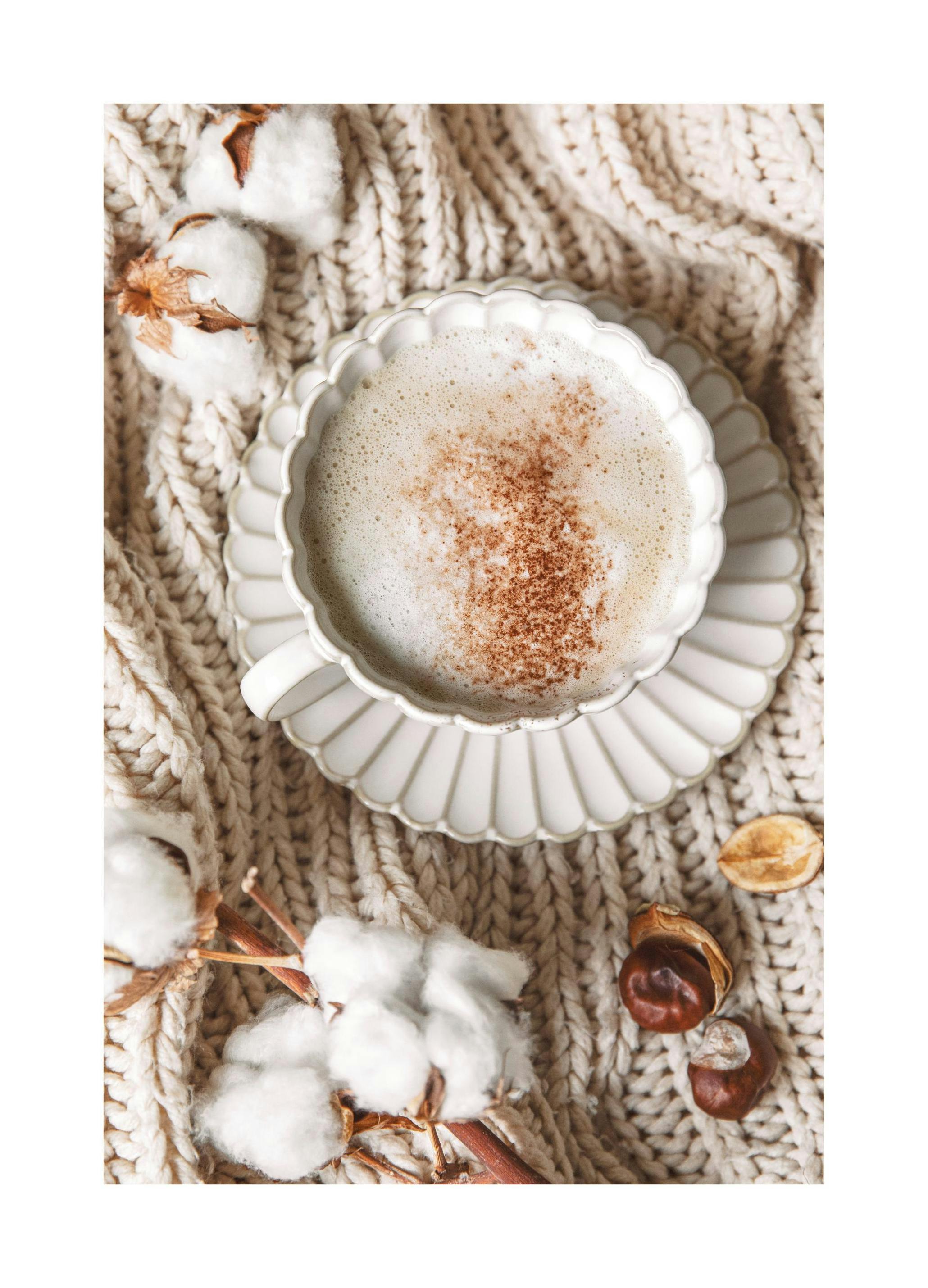Hiver et Café Poster (30x40 cm) - Poster Store