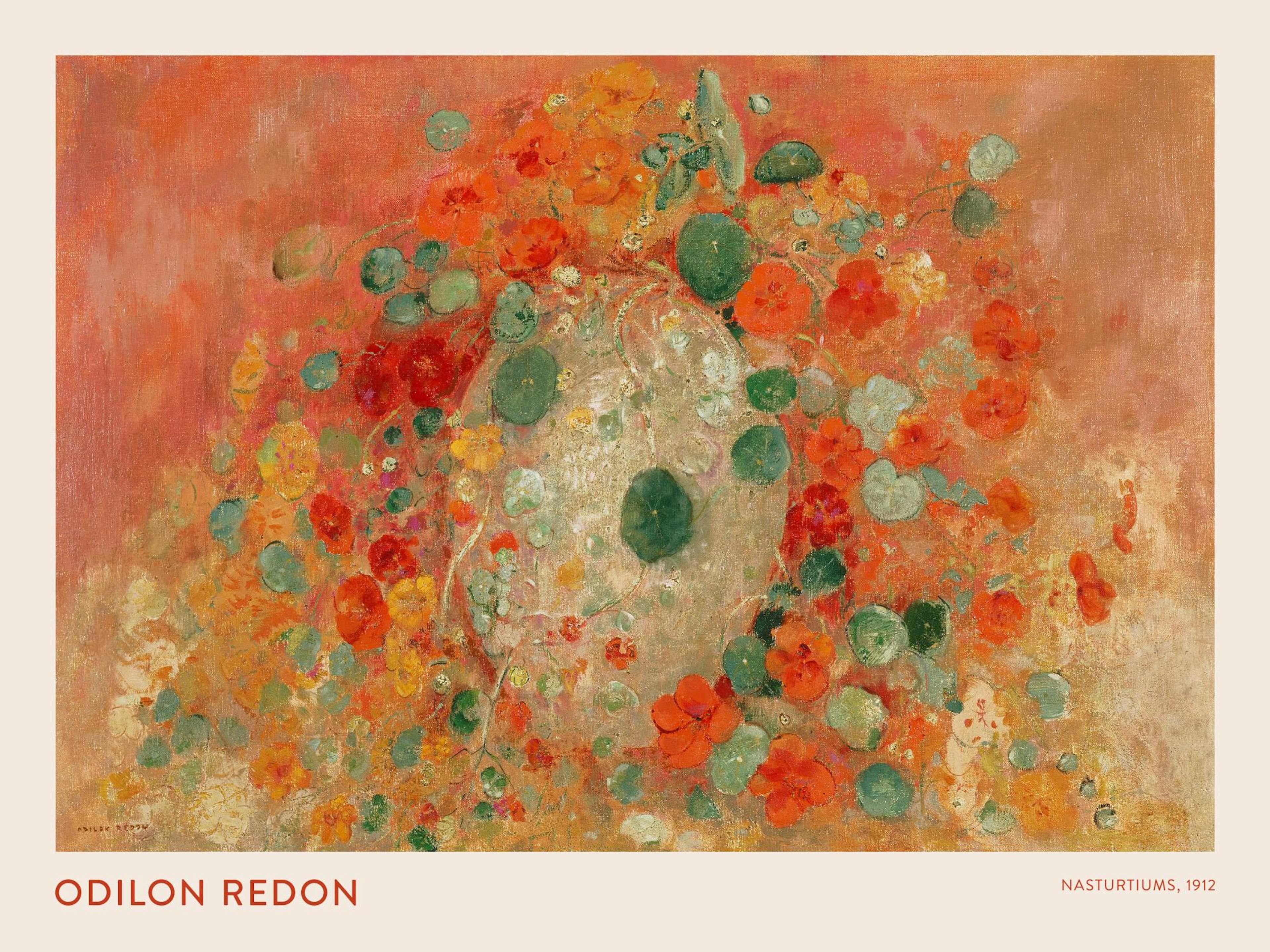 Odilon Redon - Nasturtier Plakat thumbnail