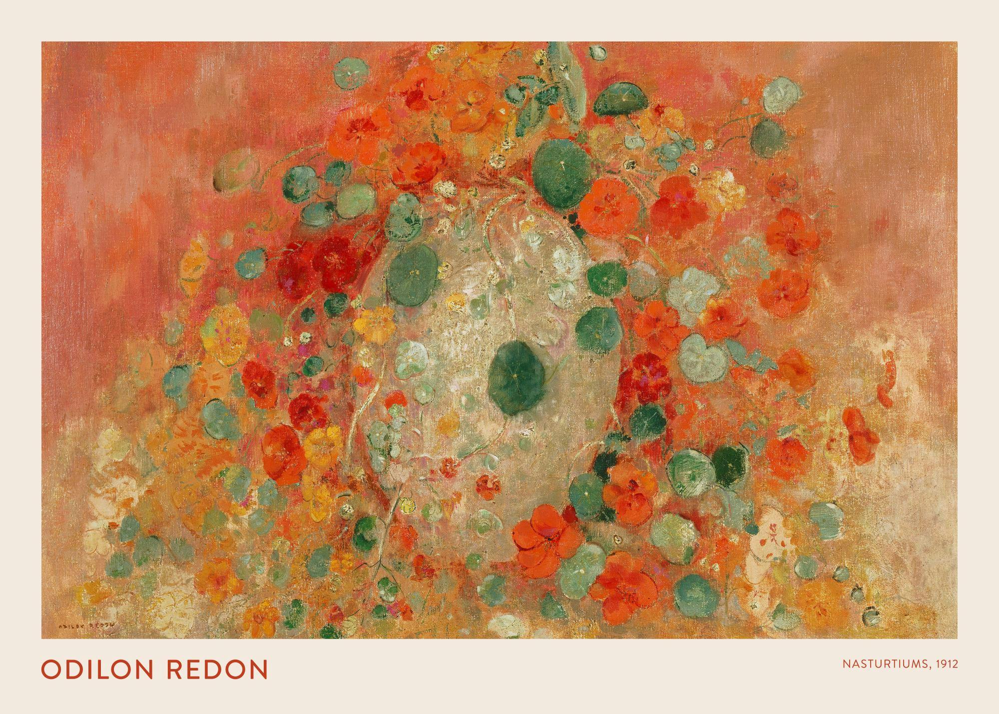 Odilon Redon - Kapuzinerkresse Poster 0