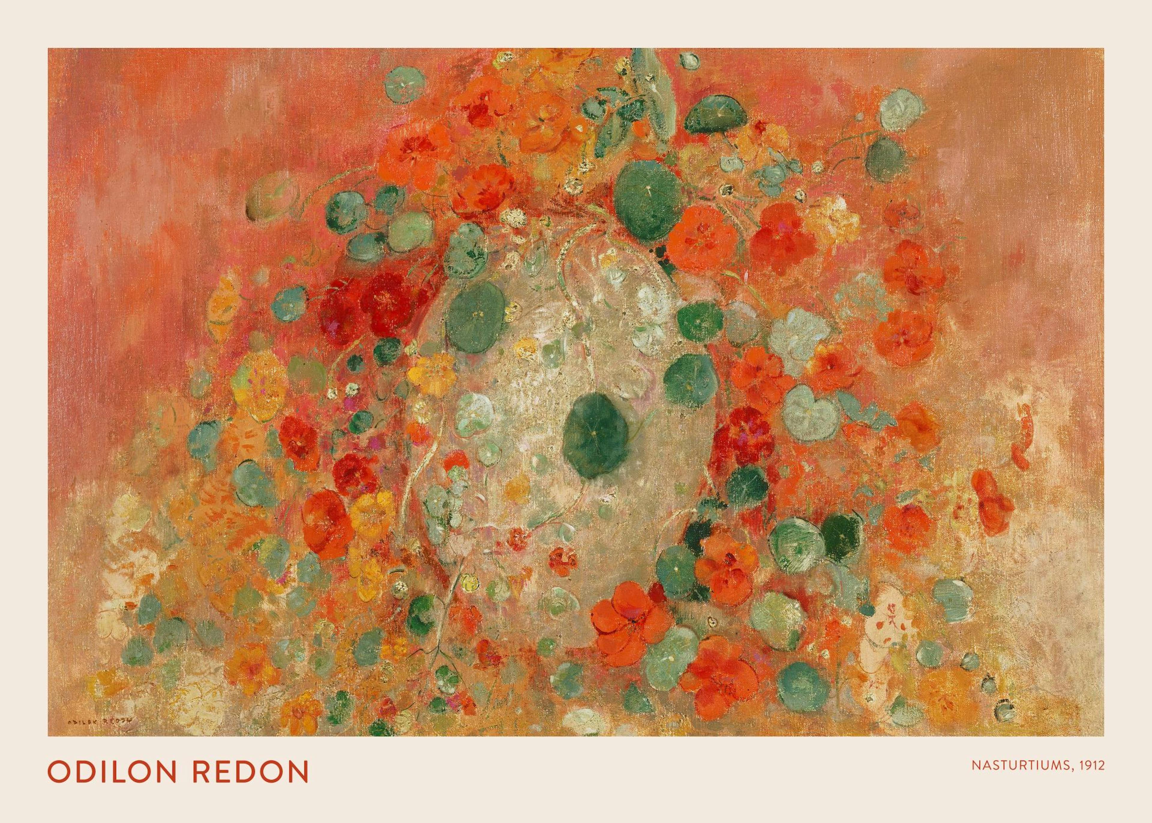 Odilon Redon - Plakát s Kapucínkami 0