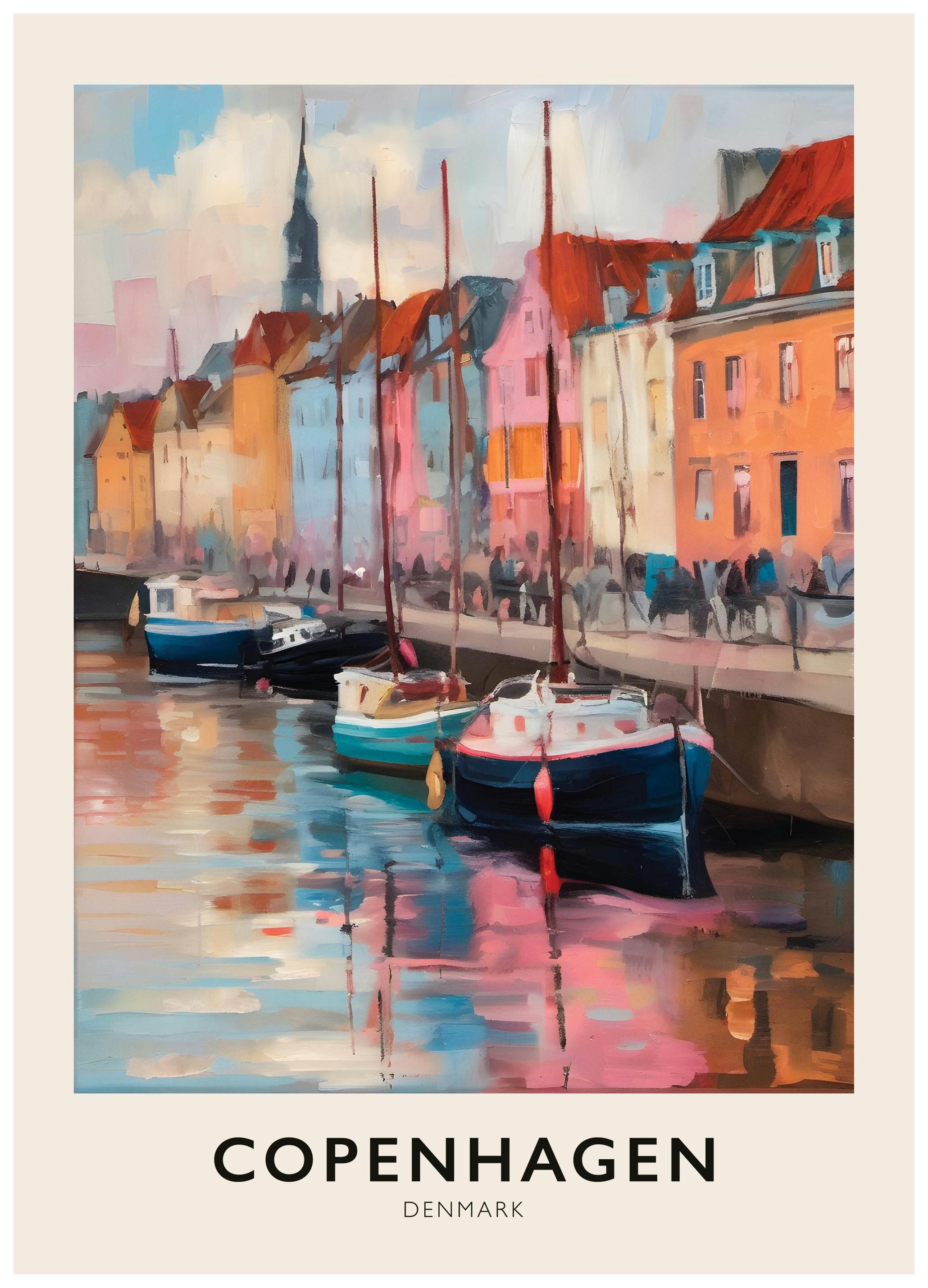 Kopenhaska nostalgia Plakat (50x70 cm) - Poster Store