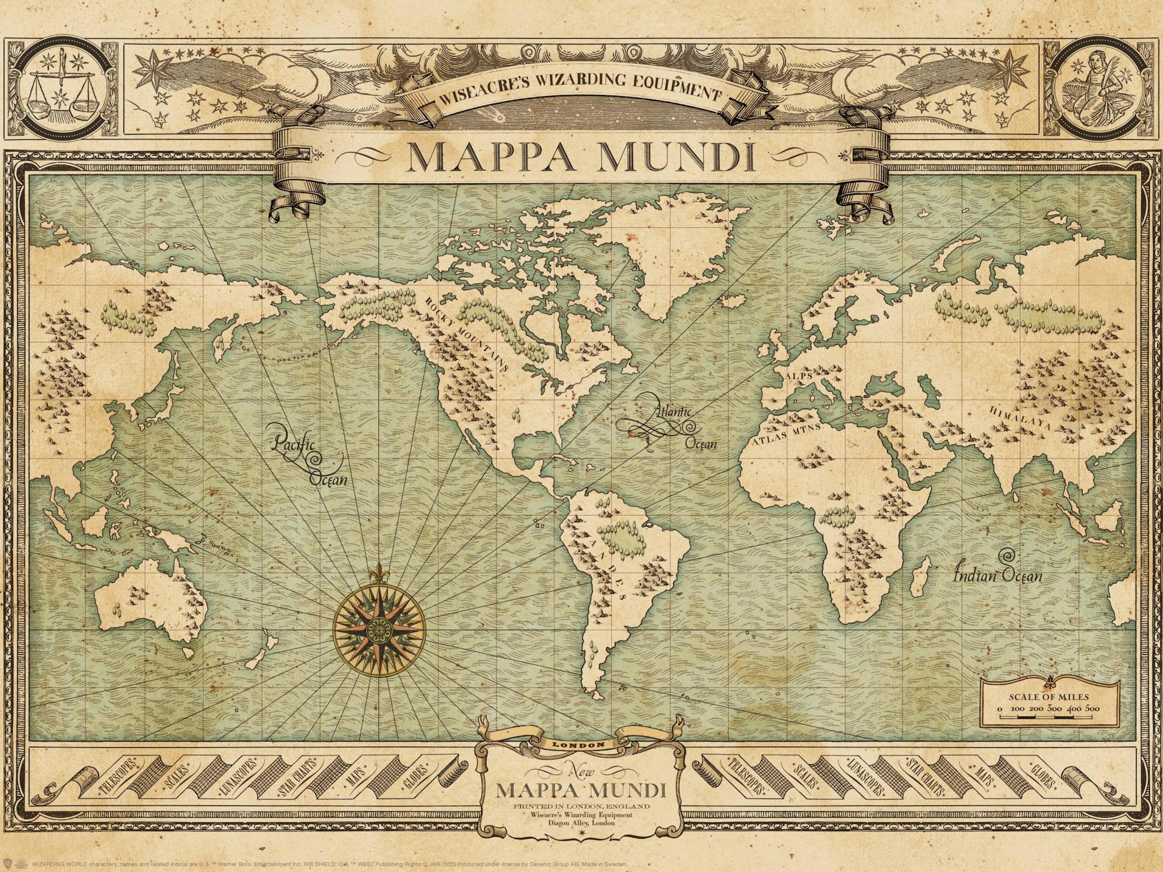 Fantastic Beasts™ - Mappa Mundi Affiche thumbnail