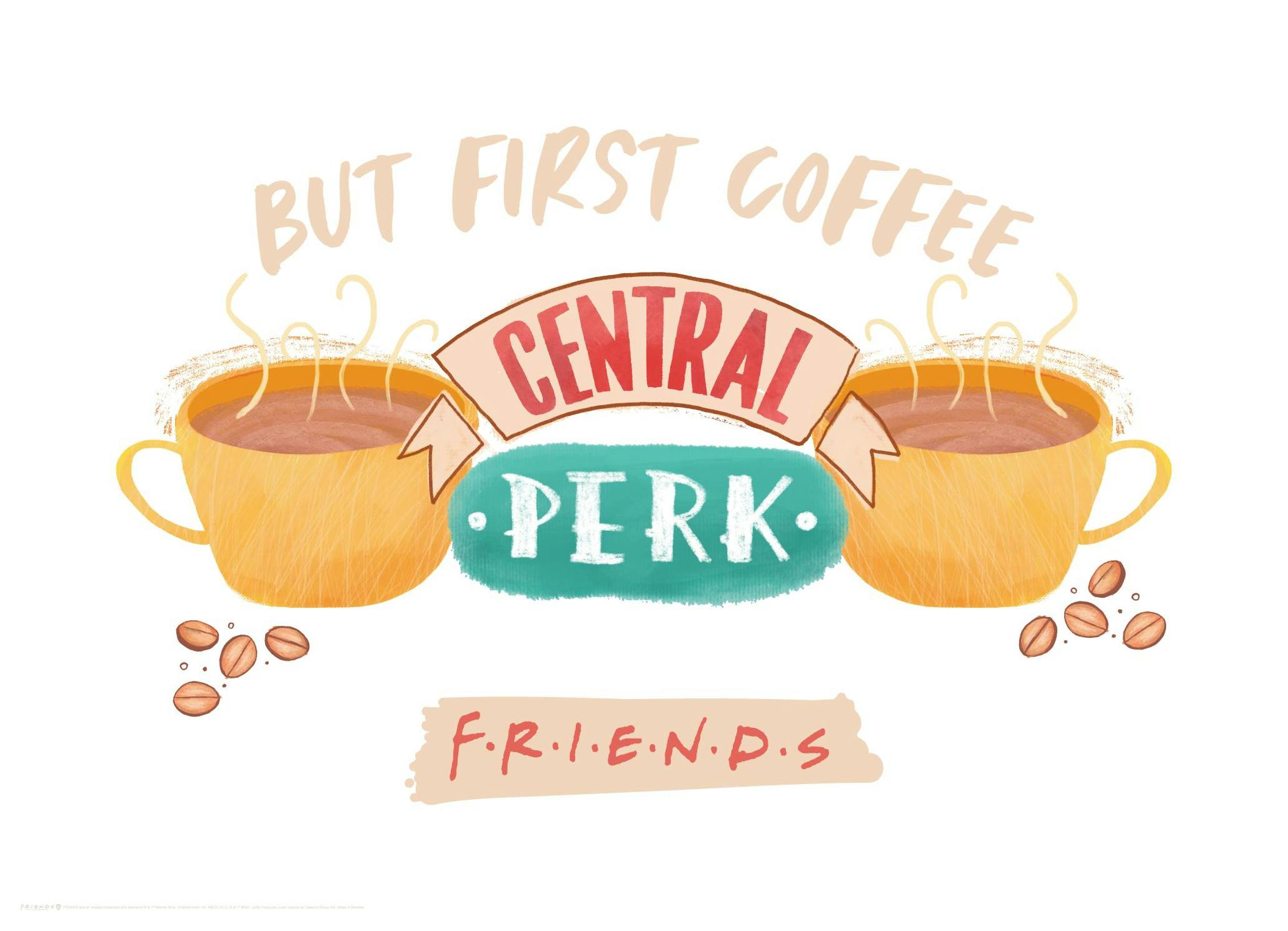 Friends™ - Central Perk Poster (30x40 cm) - Poster Store