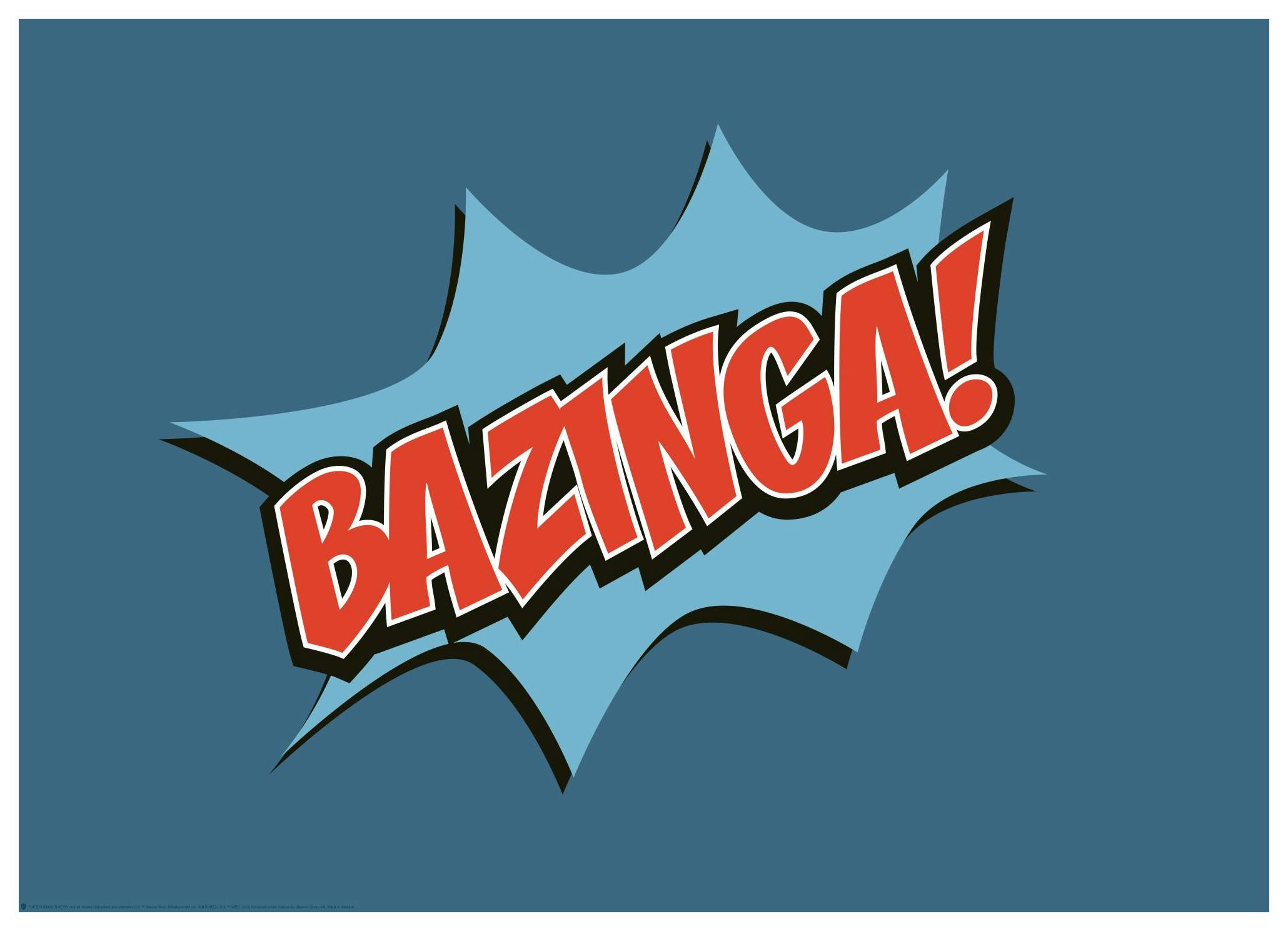 The Big Bang Theory™ - Bazinga Plakat (50x70 cm) - Poster Store