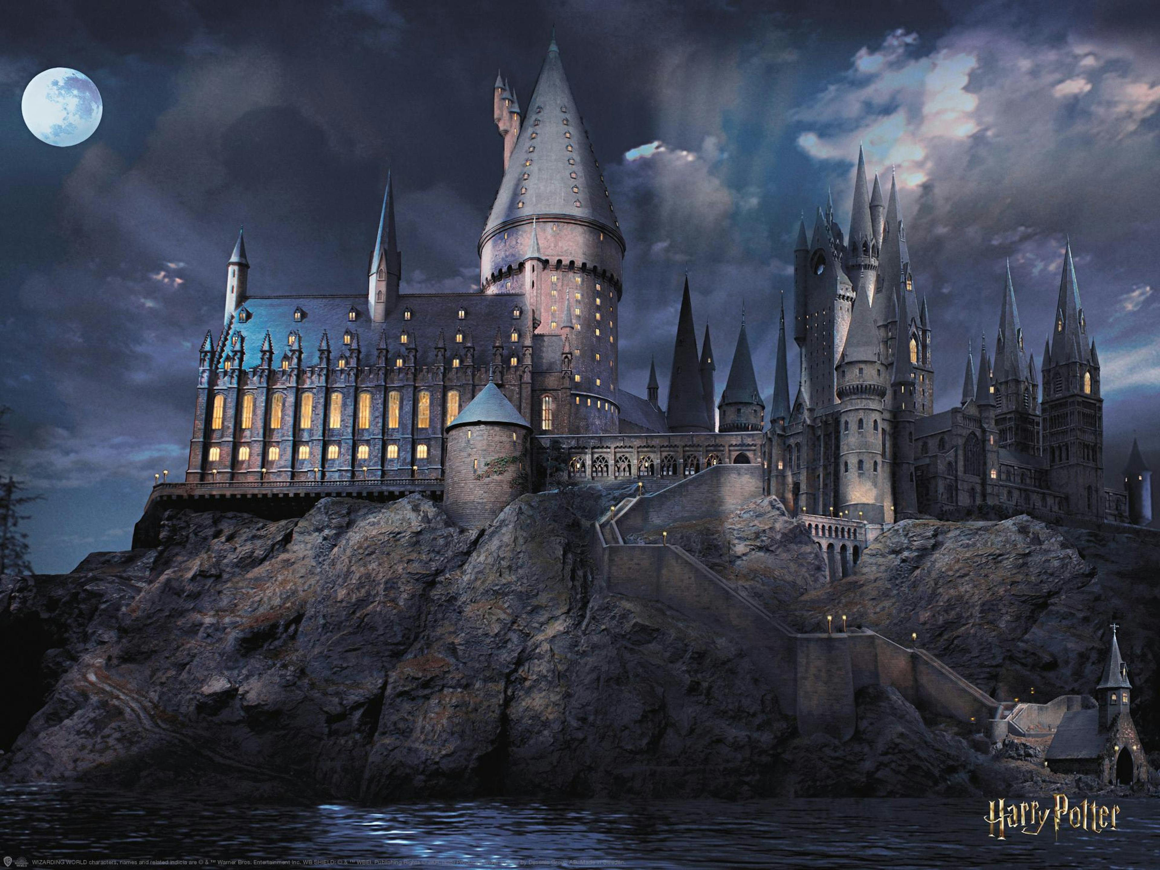 Harry Potter™ - Hogwarts at Night Juliste thumbnail
