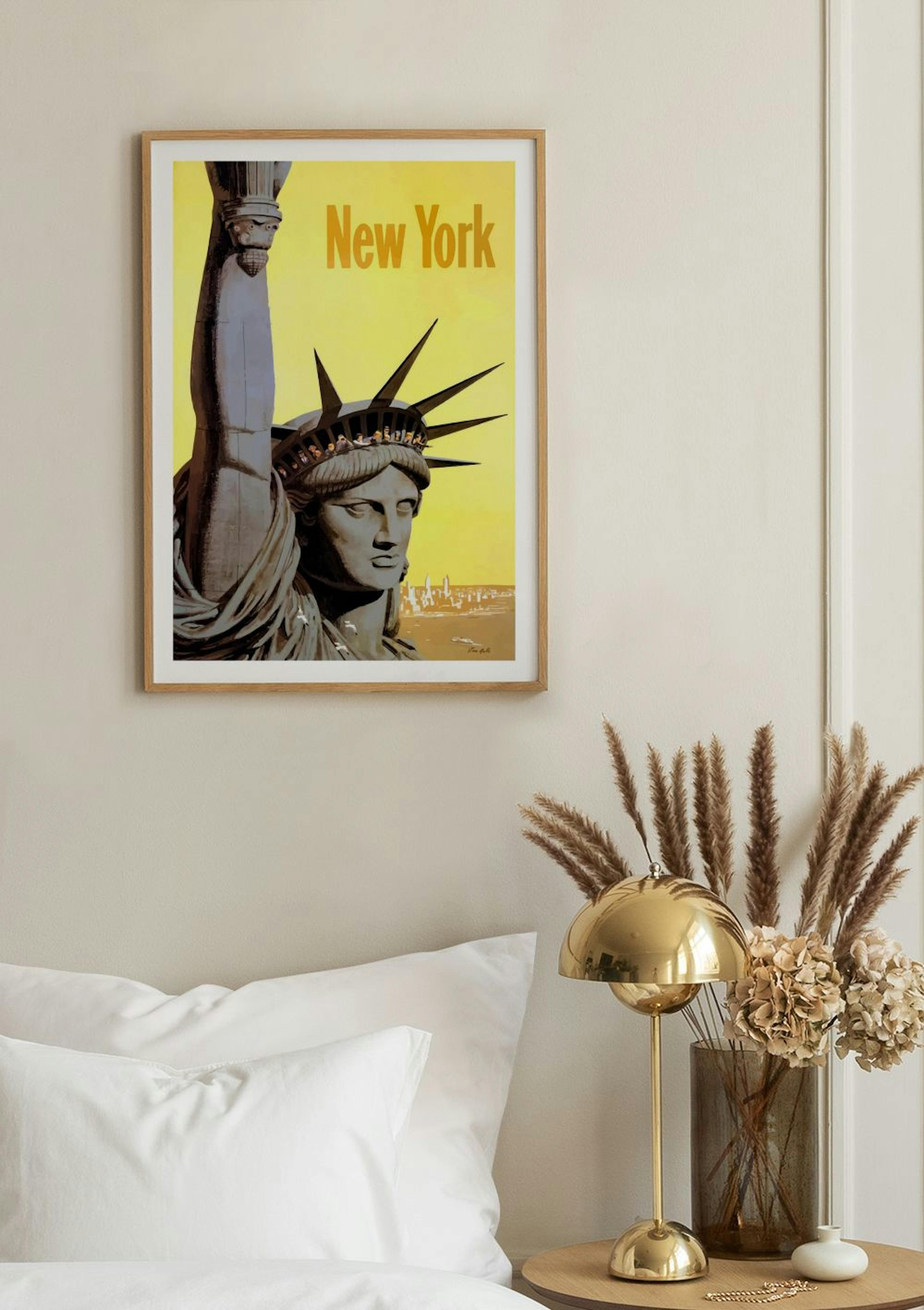 Retro New York Poster thumbnail