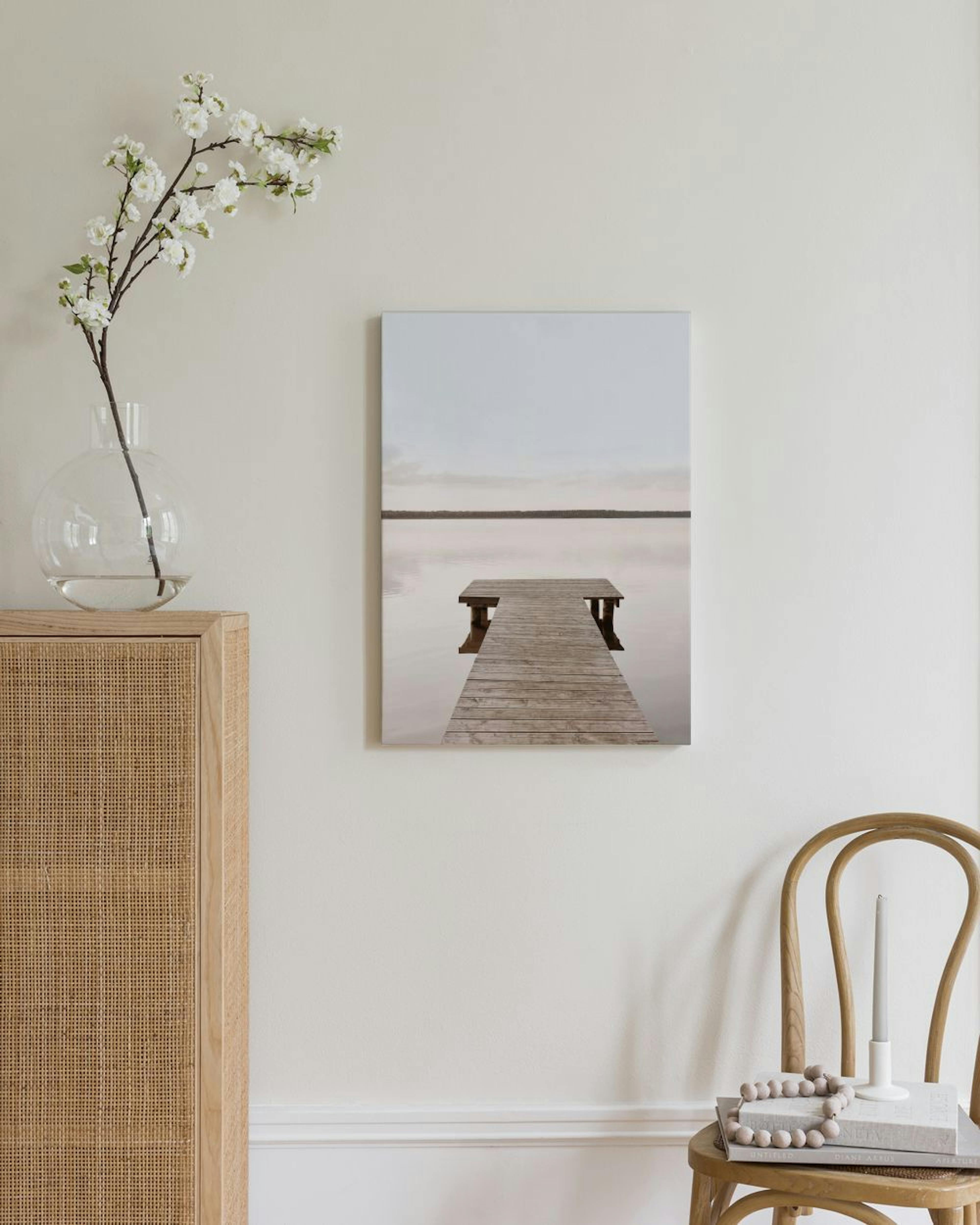 Pier in Lake Canvas print thumbnail