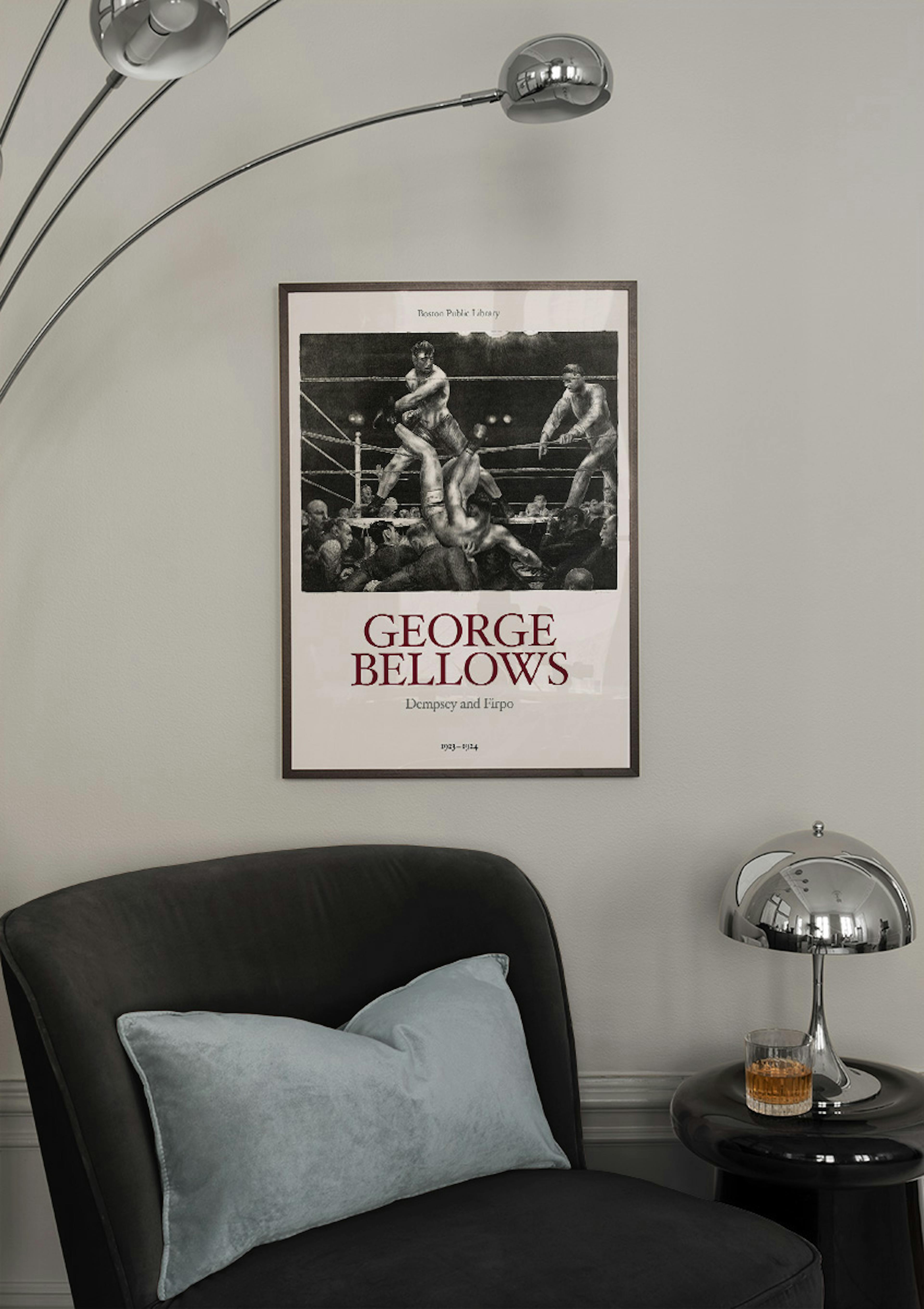 George Bellows - Dempsey and Firpo Plakat thumbnail