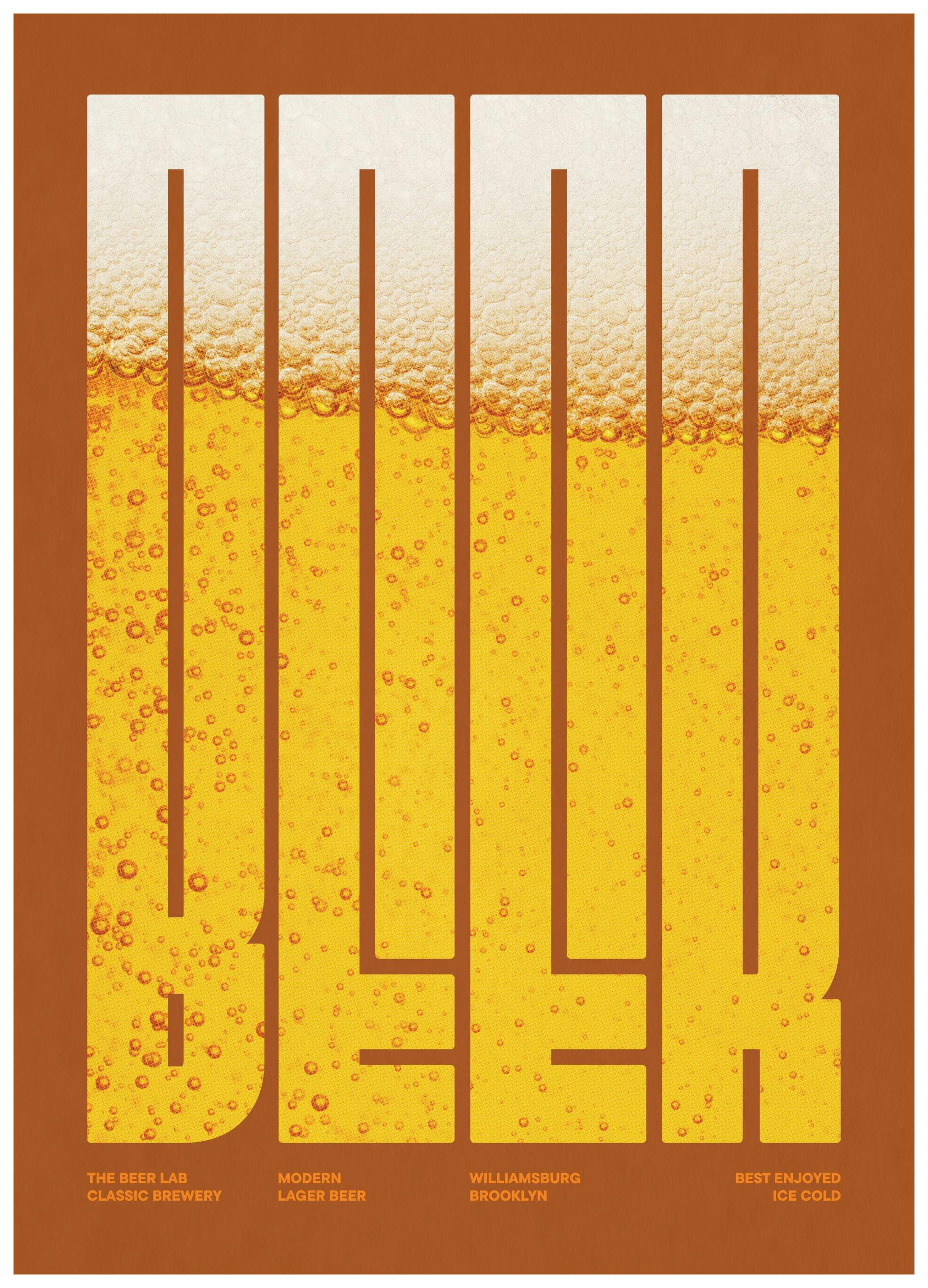 Bière Poster (50x70 cm) - Poster Store