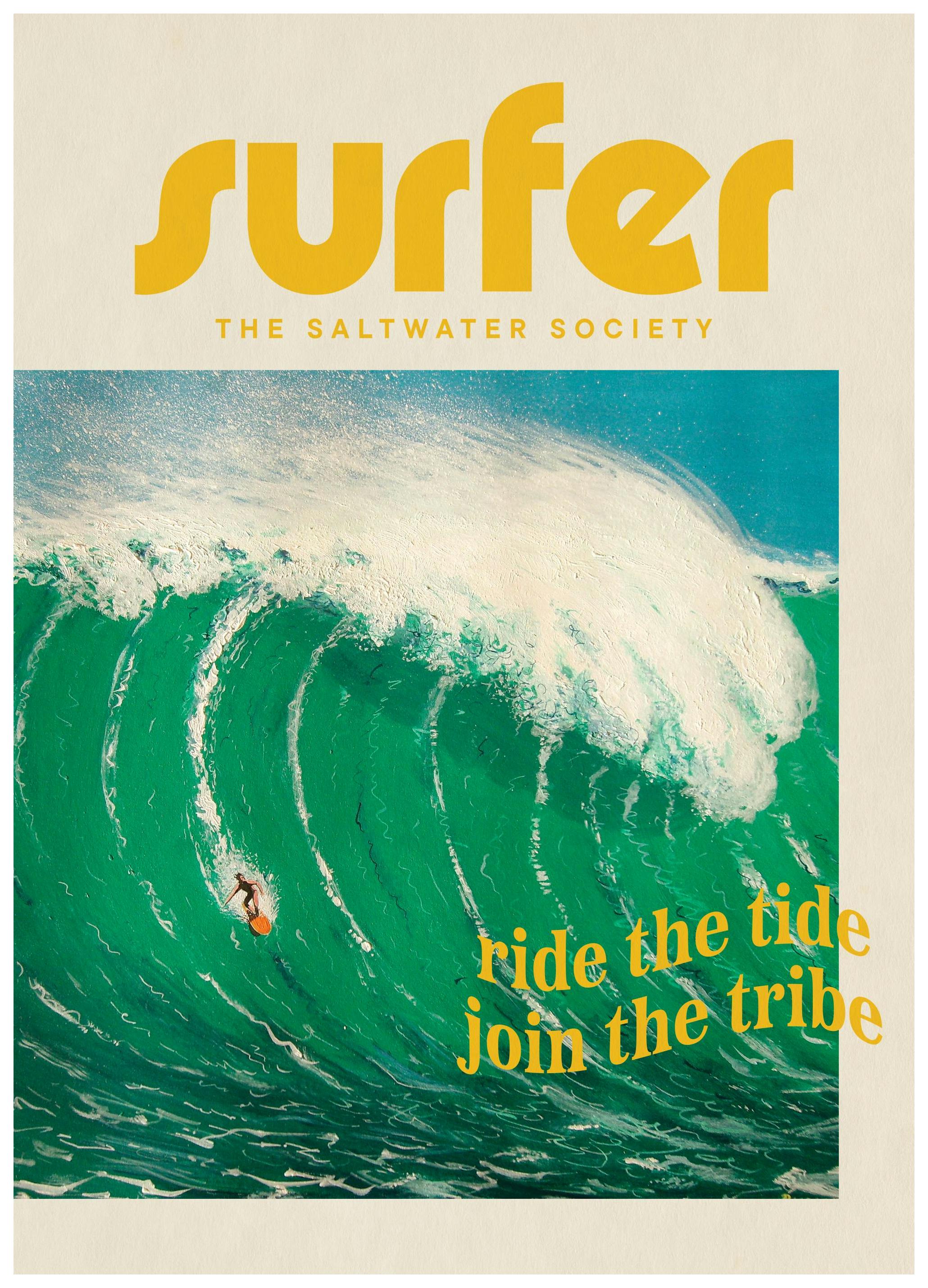 Surfer Poster (50x70 cm) - Poster Store