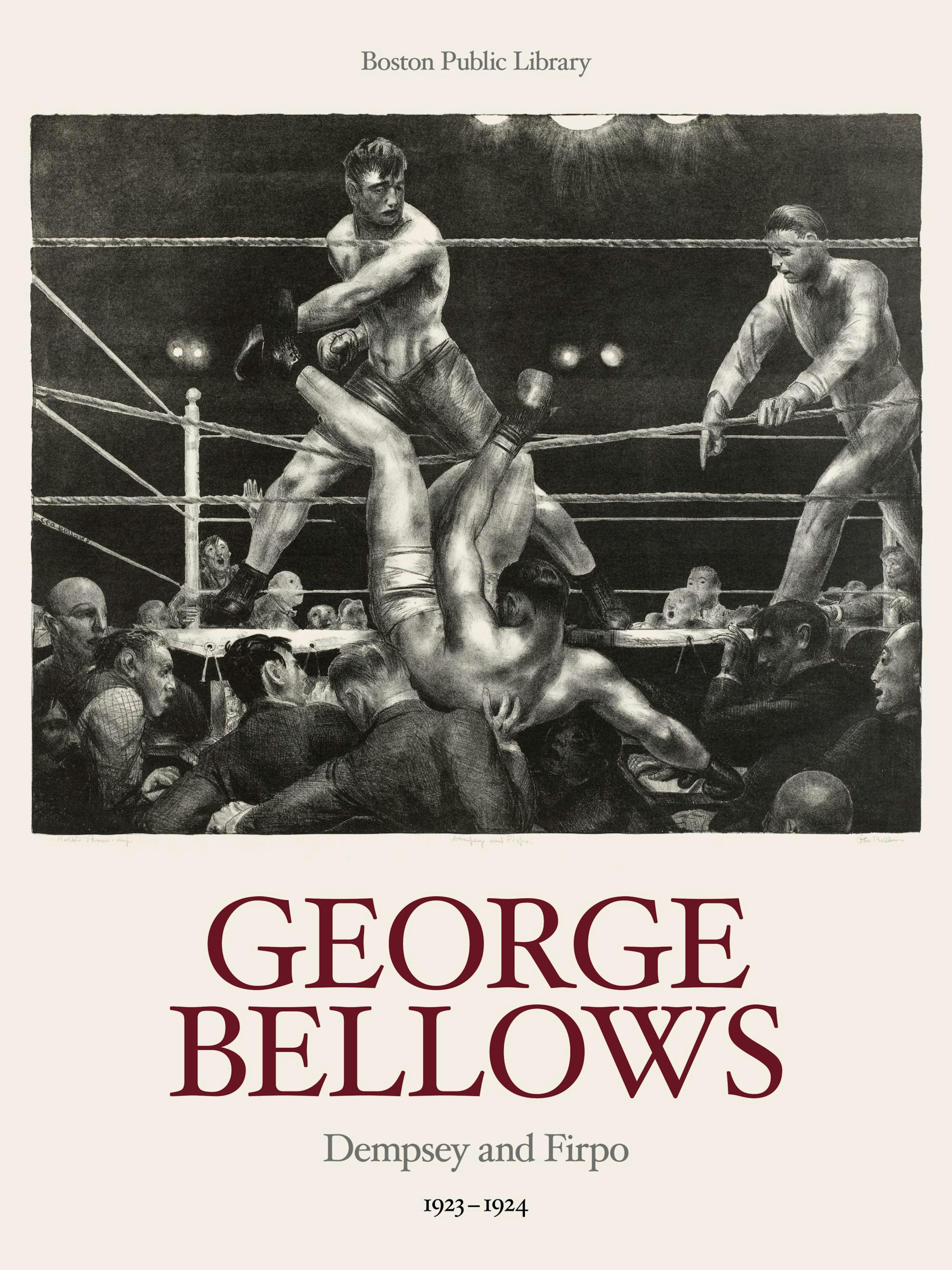 George Bellows - Dempsey and Firpo Plakat thumbnail