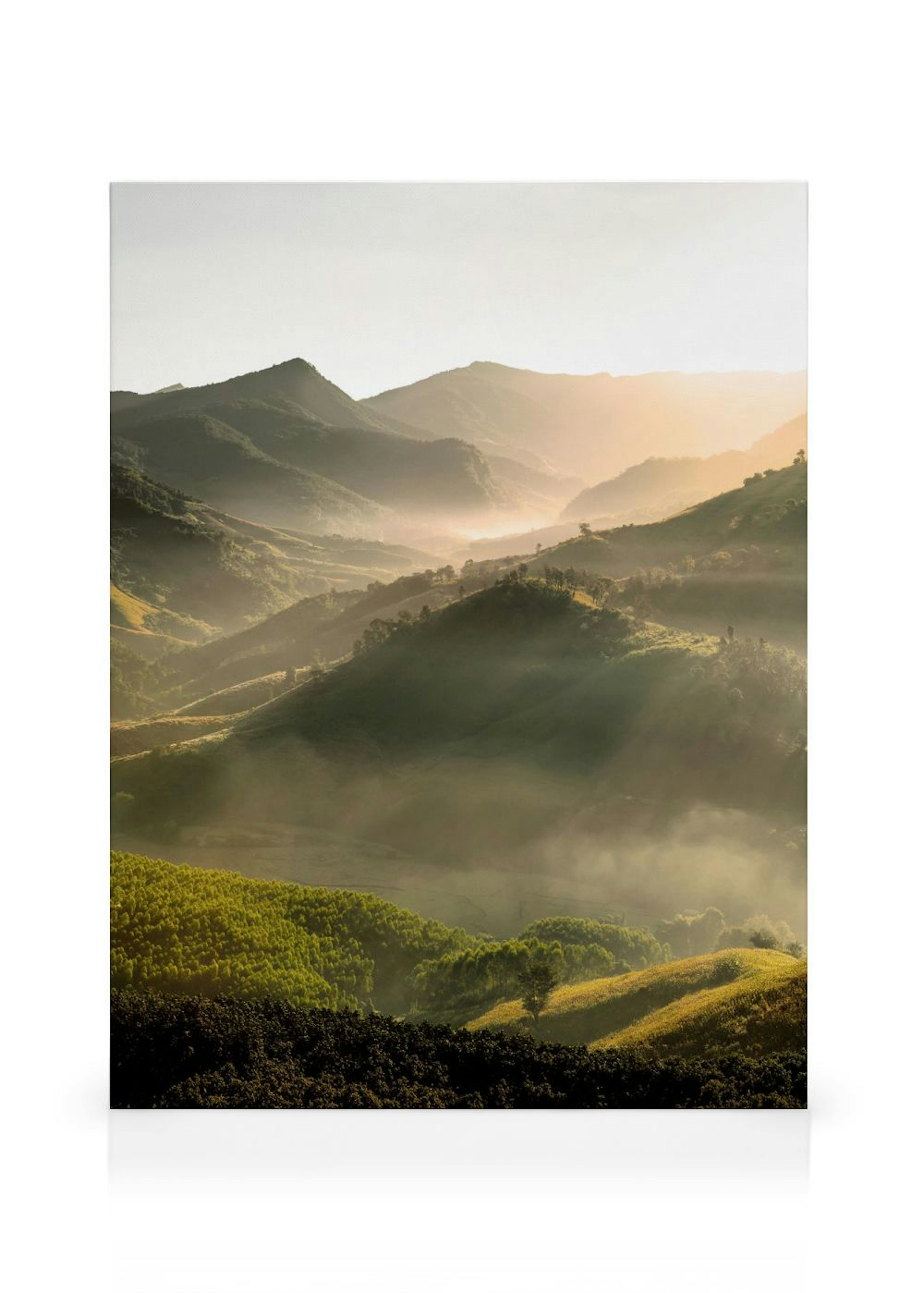 Vue Majestueuse sur la Montagne Toile thumbnail