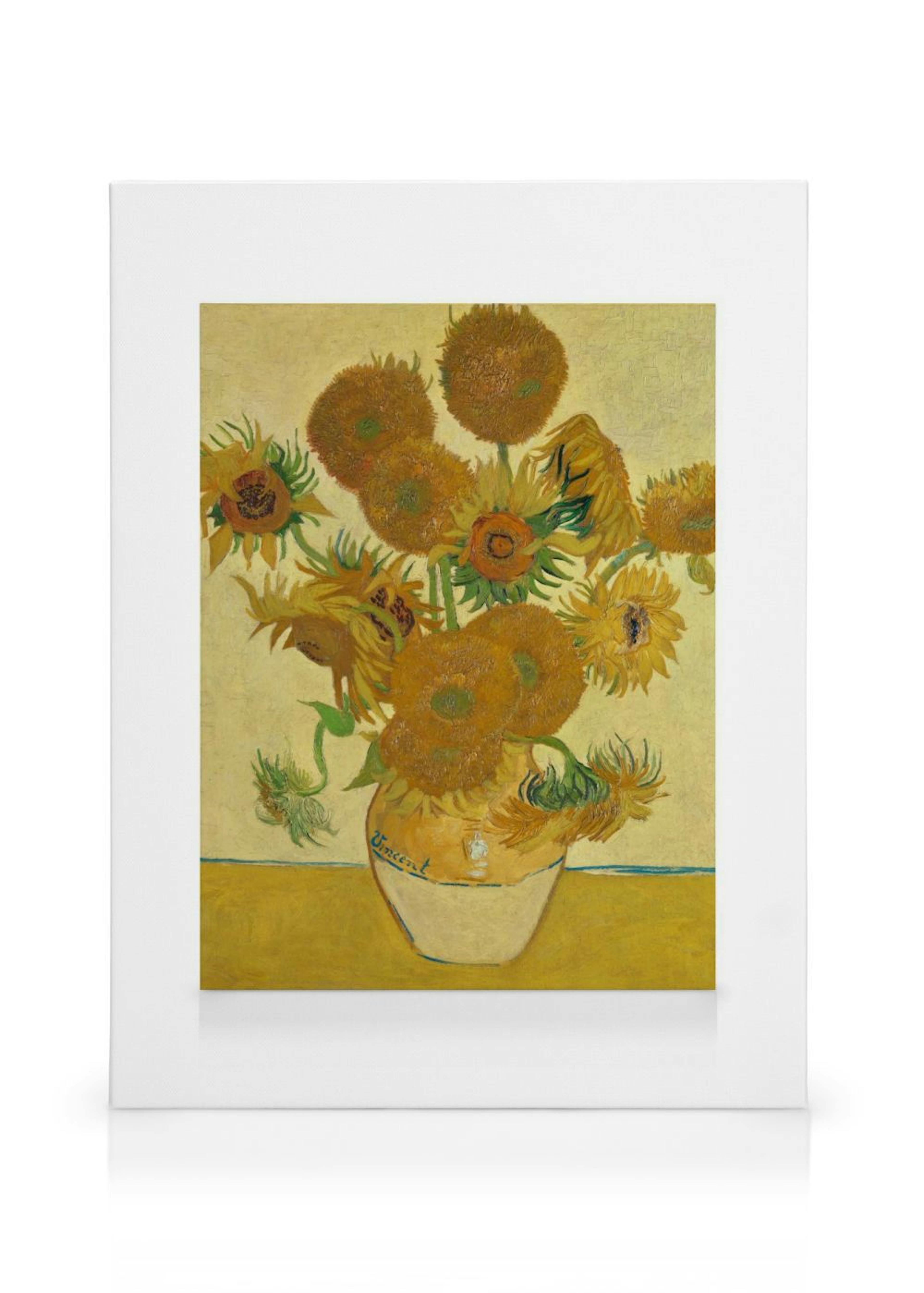 Van Gogh - Sunflowers Stampa su Tela thumbnail
