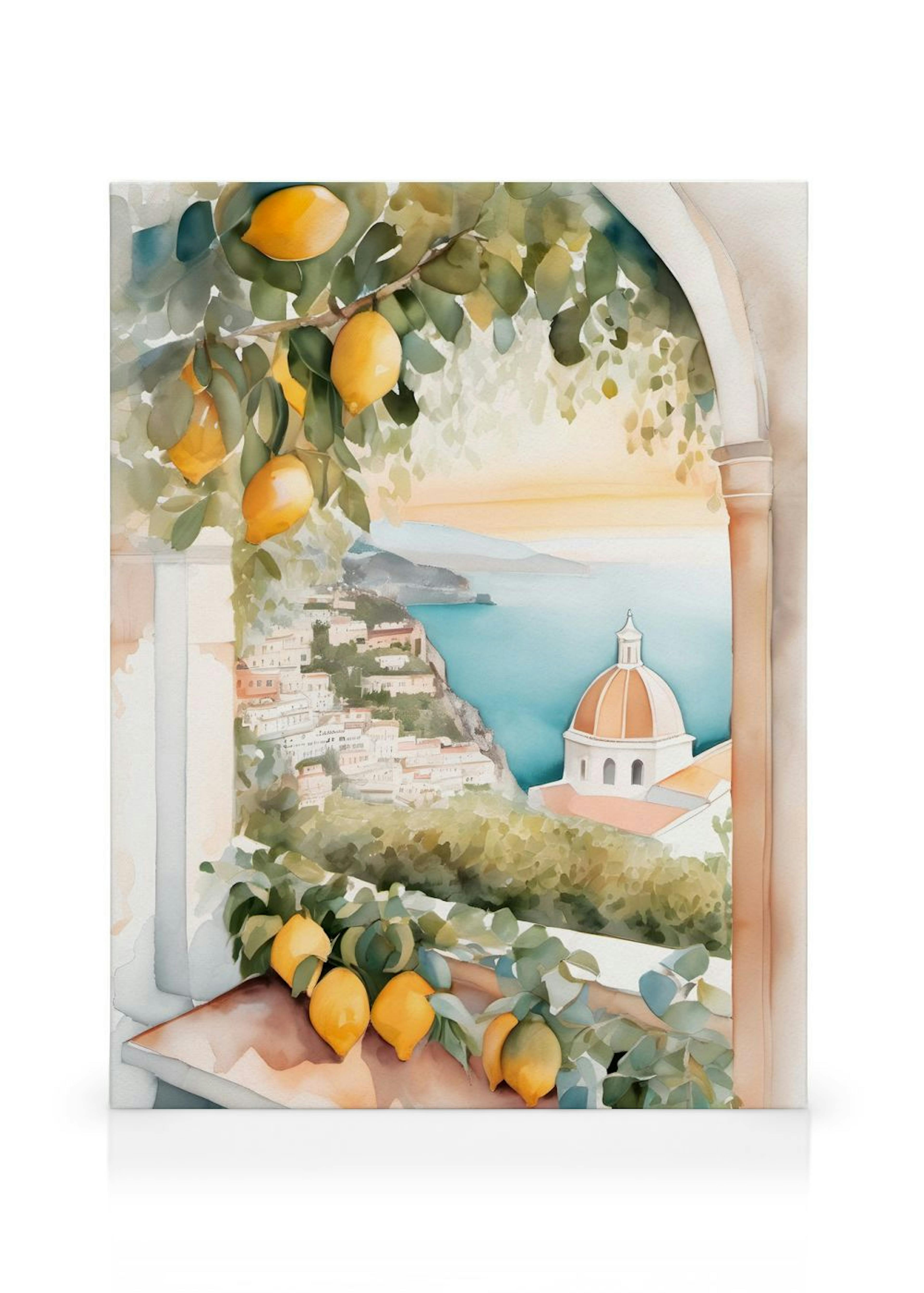 Amalfi Art Stampa su Tela thumbnail