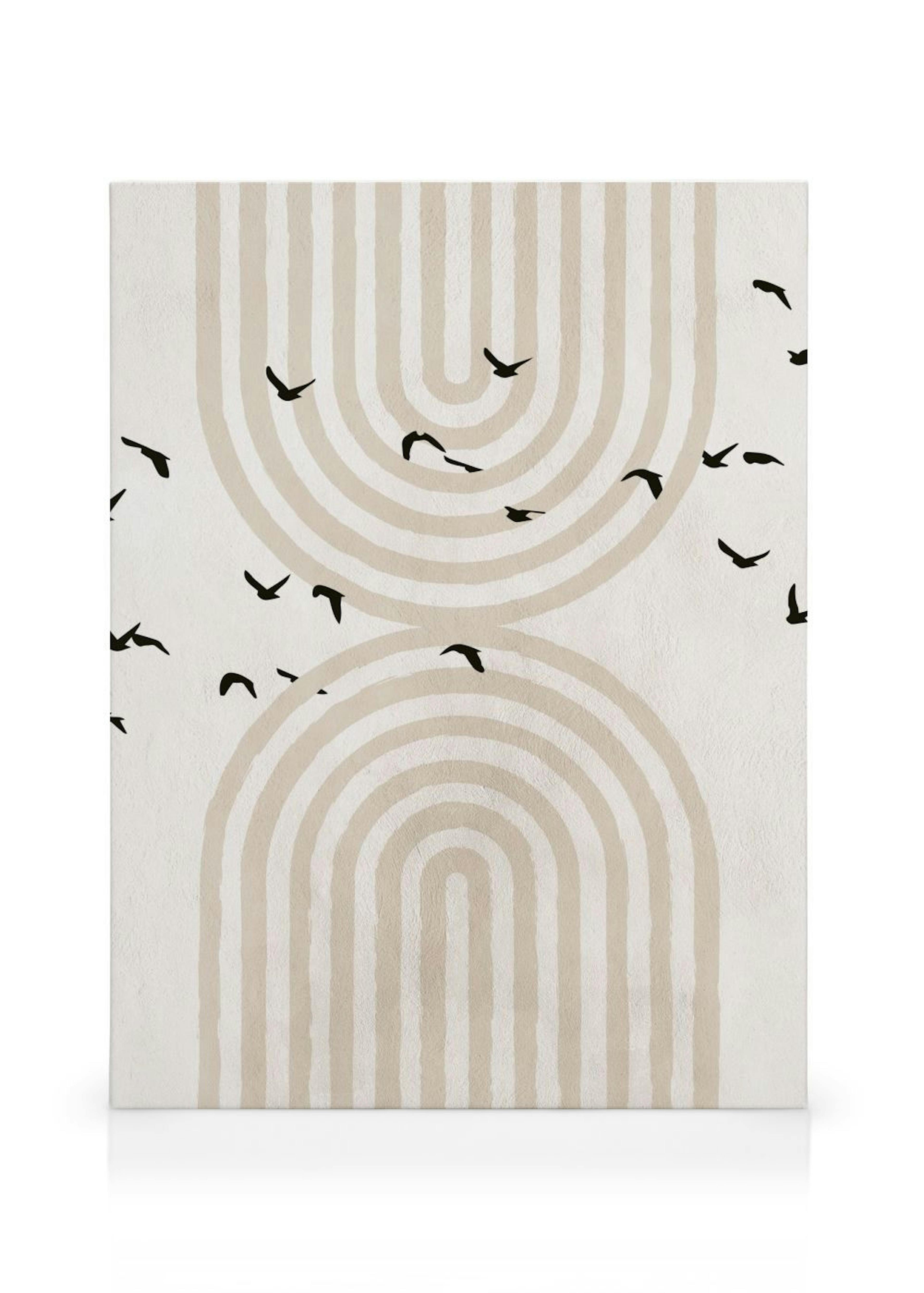Oiseaux et Arches Toile thumbnail