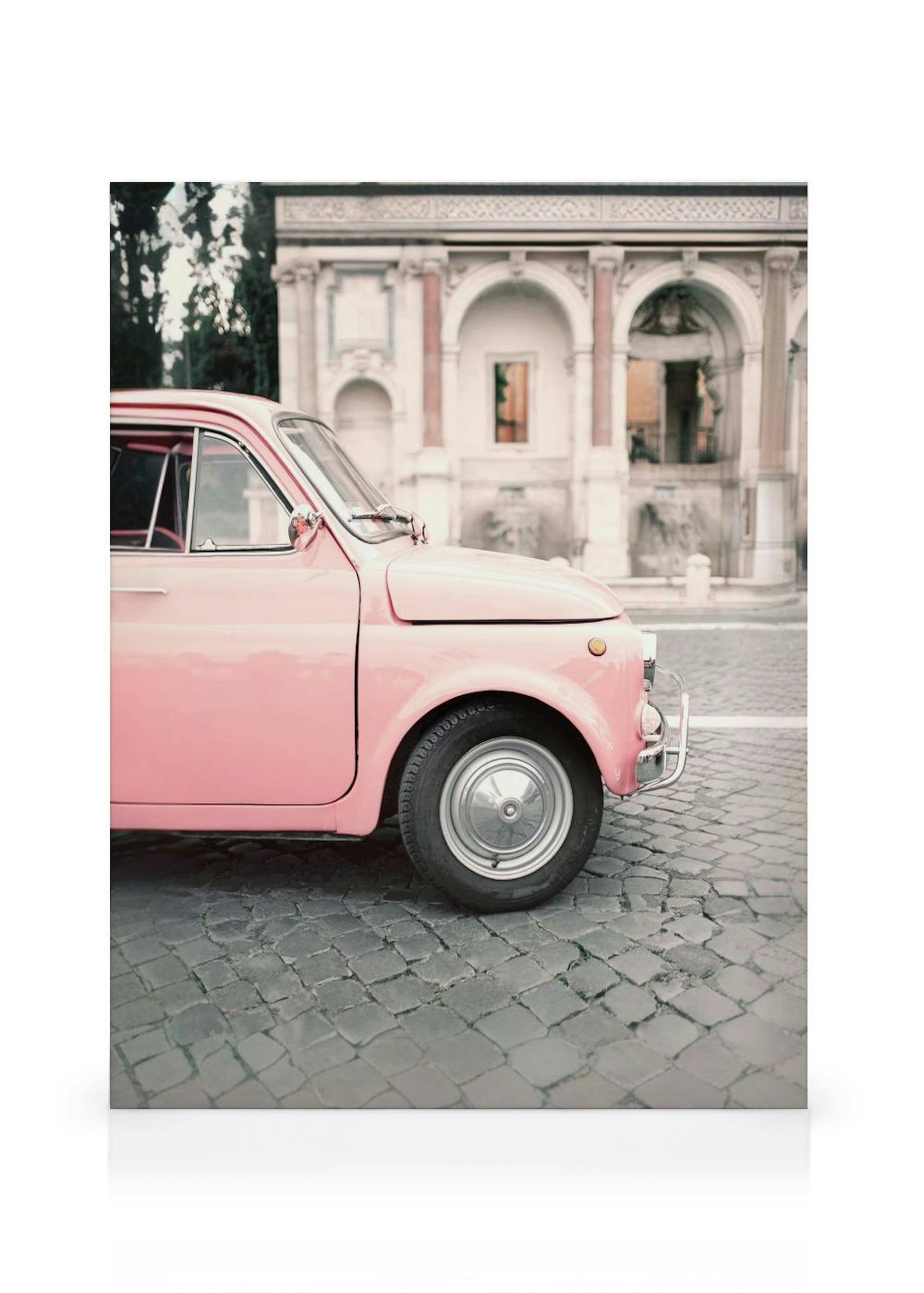 Pink Car Stampa su Tela thumbnail